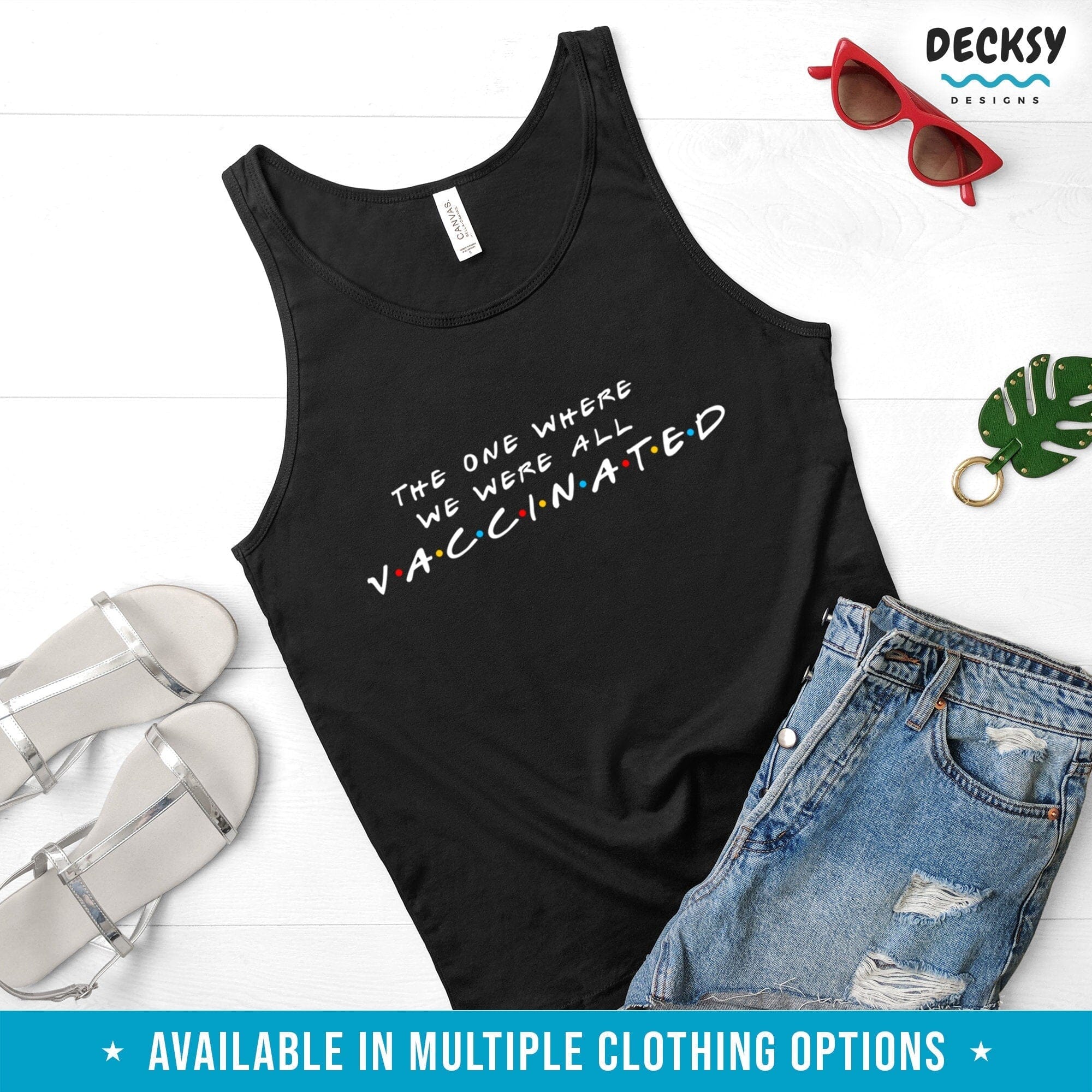 Funny Vaccinated Shirt, Gift For Family-Clothing:Gender-Neutral Adult Clothing:Tops & Tees:T-shirts:Graphic Tees-DecksyDesigns