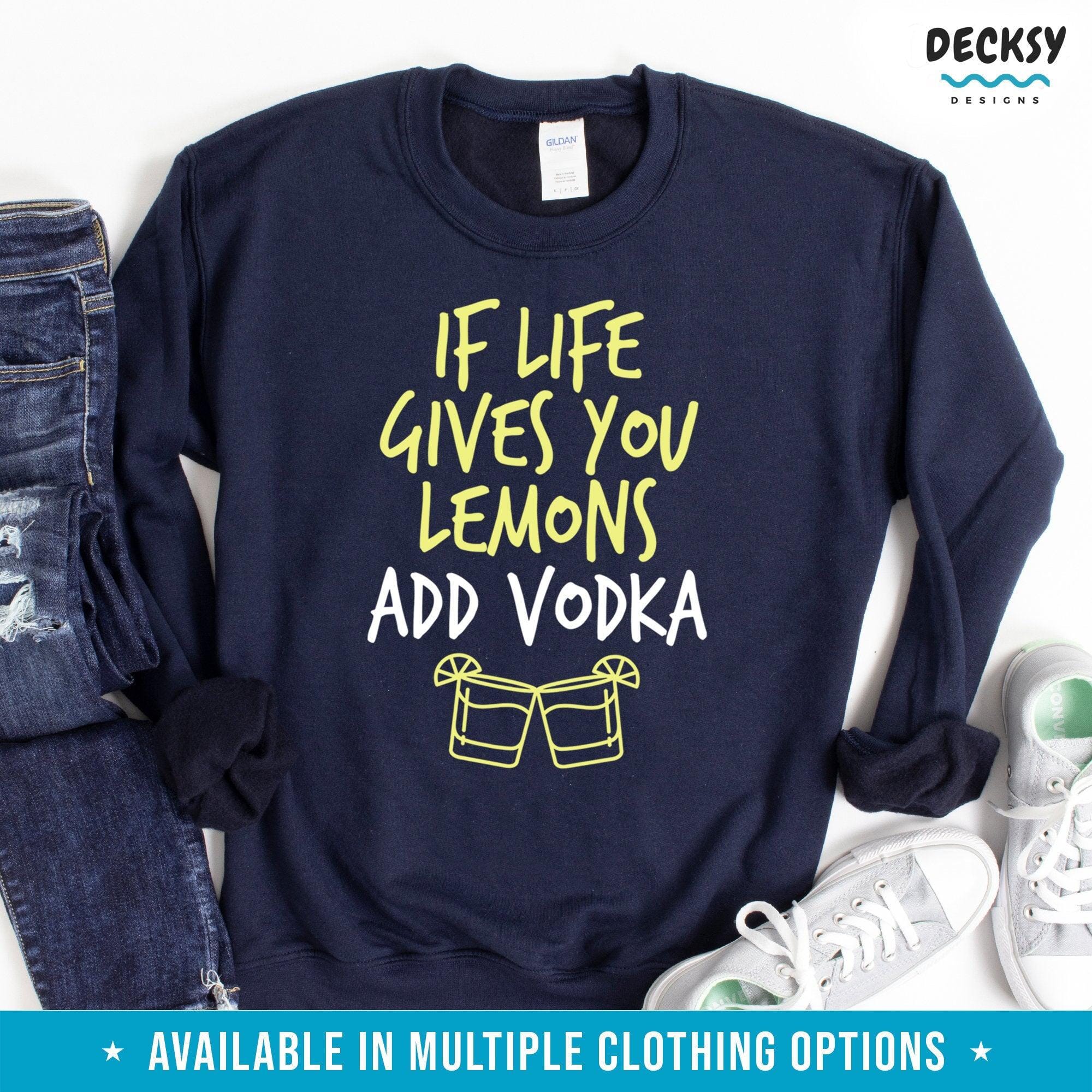 Funny Vodka Shirt Gift-Clothing:Gender-Neutral Adult Clothing:Tops & Tees:T-shirts:Graphic Tees-DecksyDesigns