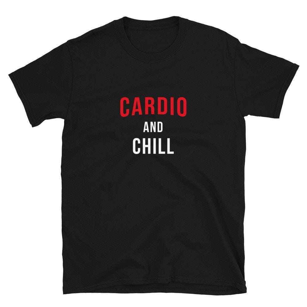 Funny Workout Shirt, Cardio Exercise Gift-Clothing:Gender-Neutral Adult Clothing:Tops & Tees:T-shirts:Graphic Tees-DecksyDesigns