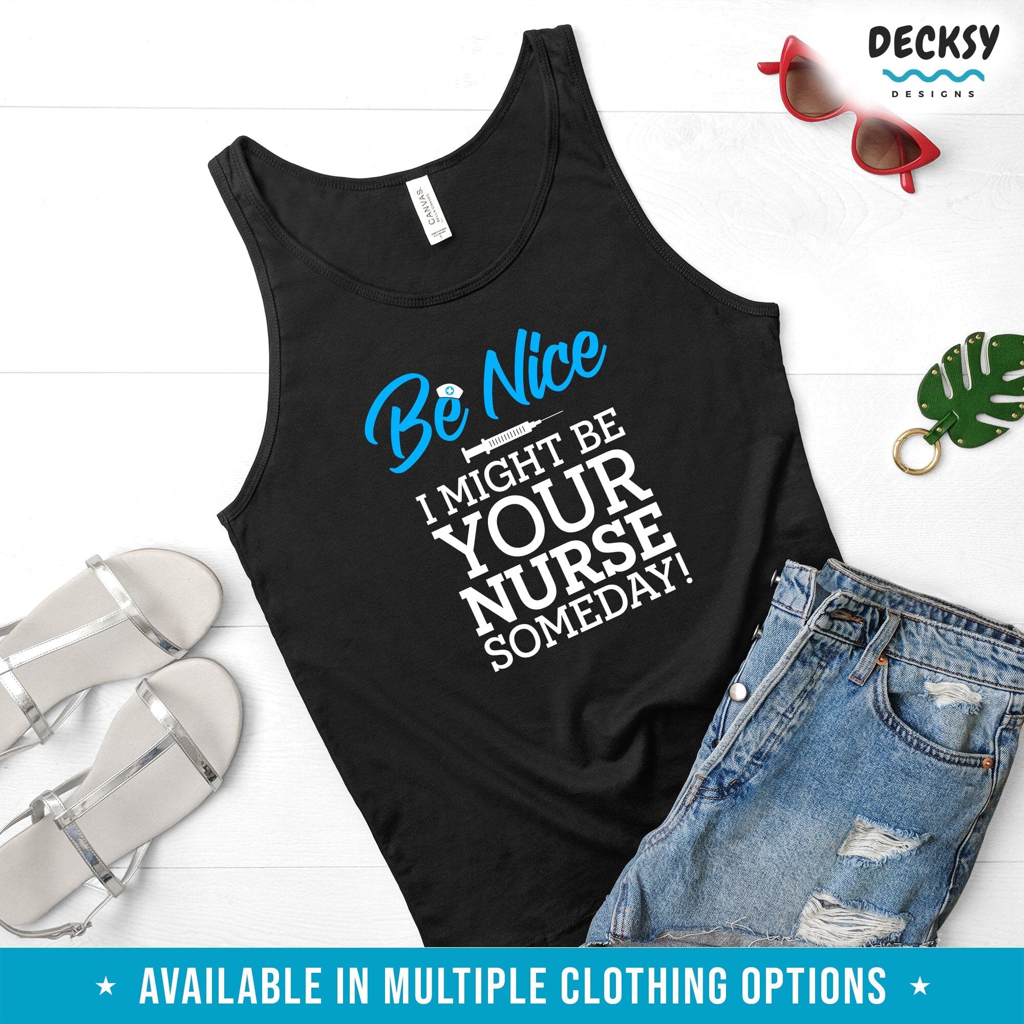 Future Nurse Shirt, Nurse To Be Gift-Clothing:Gender-Neutral Adult Clothing:Tops & Tees:T-shirts:Graphic Tees-DecksyDesigns