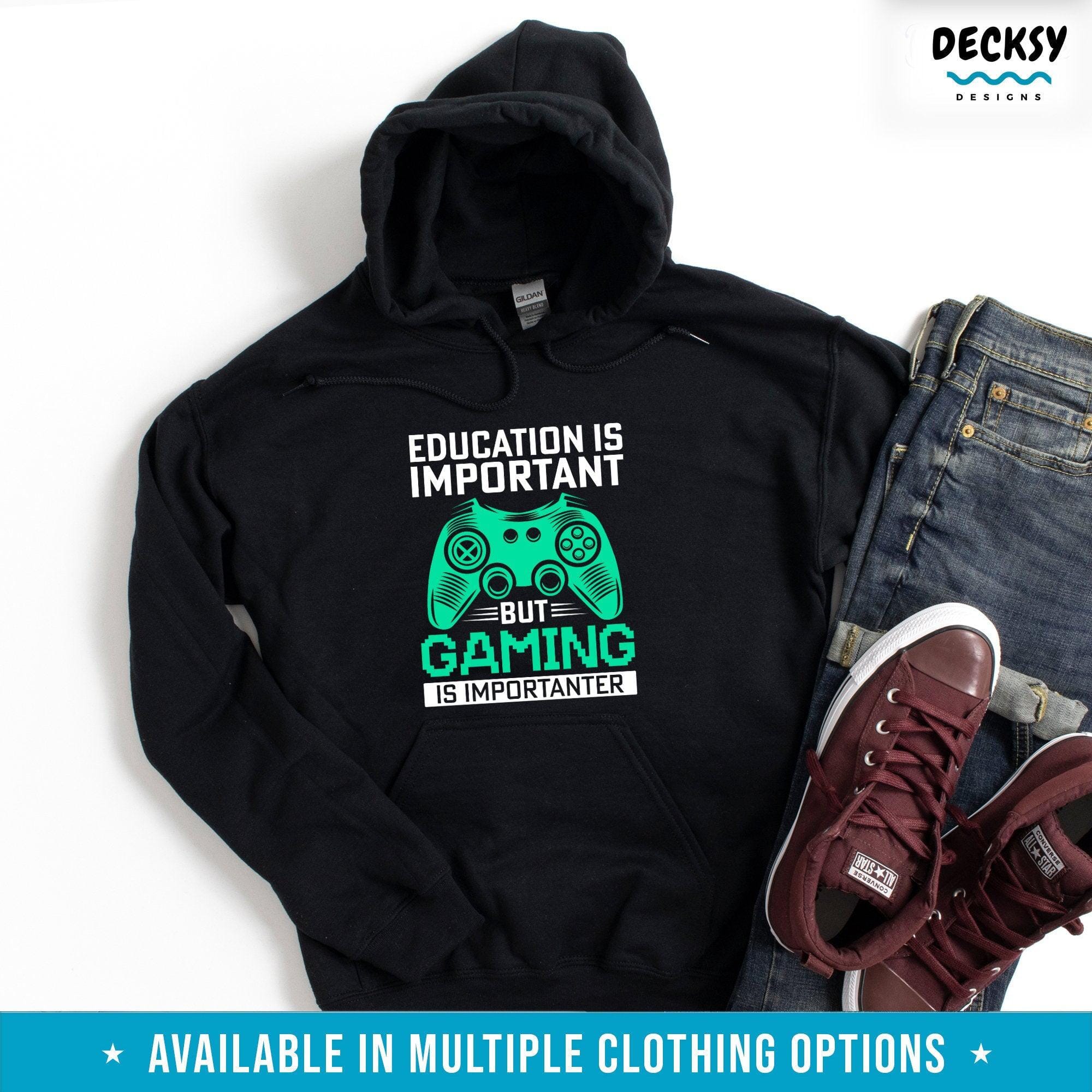 Gaming Shirt, Gamer Gift-Clothing:Gender-Neutral Adult Clothing:Tops & Tees:T-shirts:Graphic Tees-DecksyDesigns