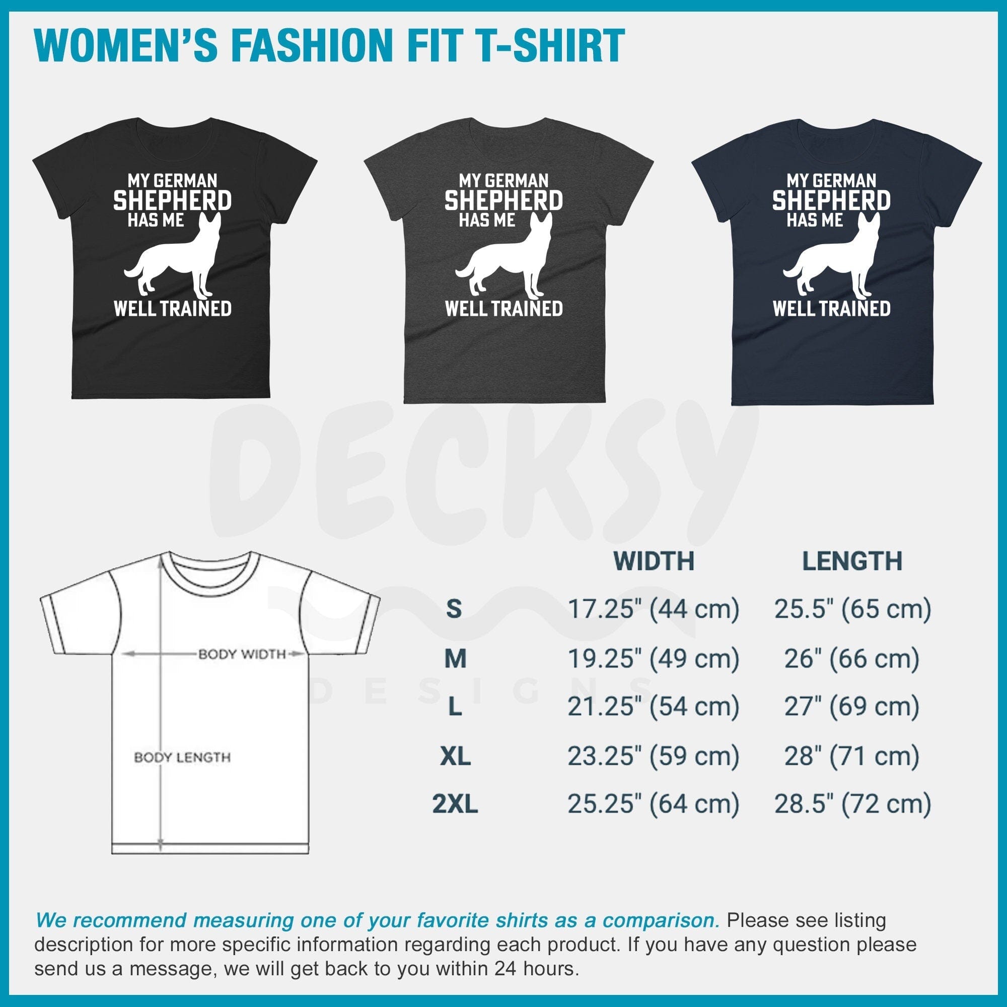 German Shepherd Shirt, Dog Owner Gift-Clothing:Gender-Neutral Adult Clothing:Tops & Tees:T-shirts:Graphic Tees-DecksyDesigns