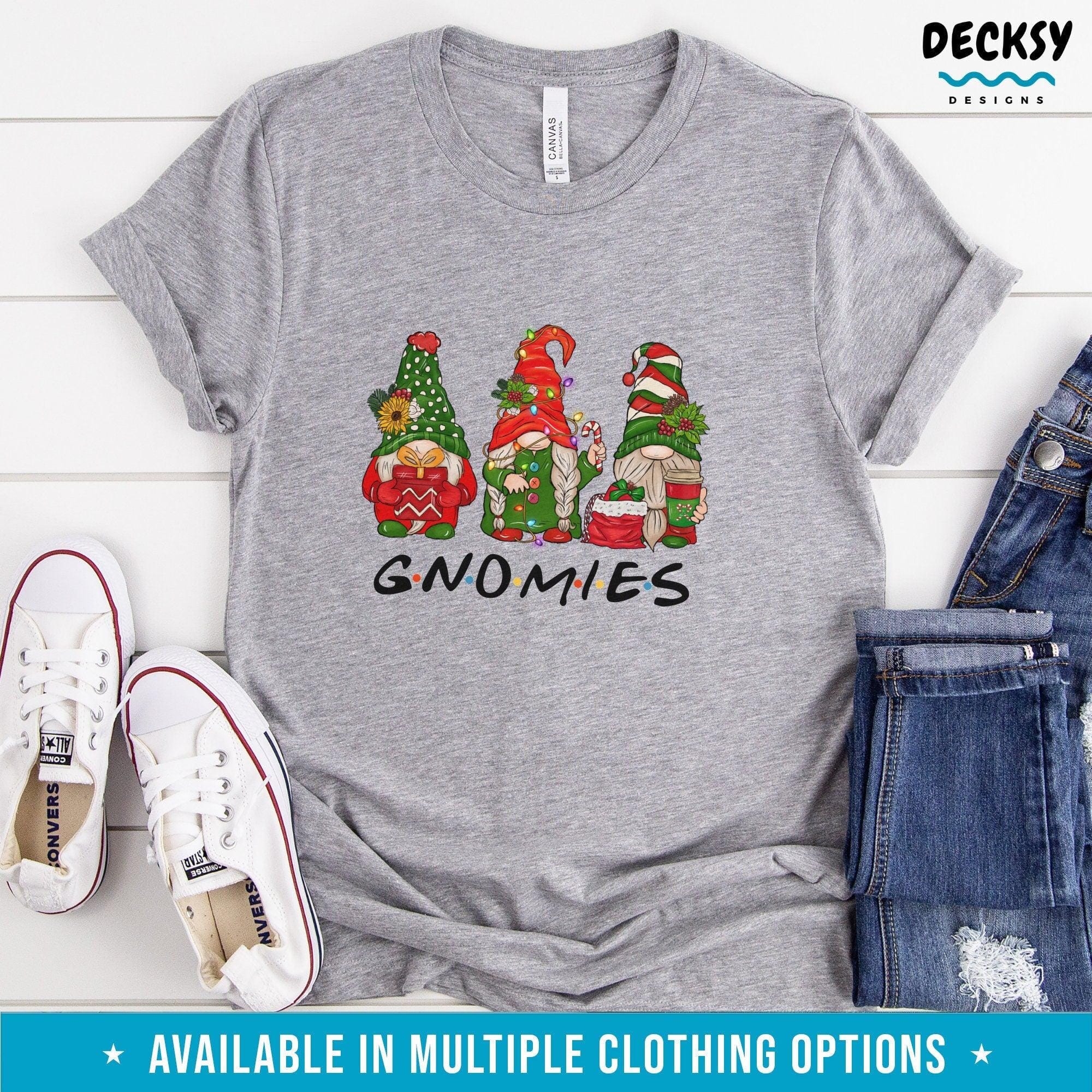 Gnomes Christmas Shirt, Matching Christmas Gift-Clothing:Gender-Neutral Adult Clothing:Tops & Tees:T-shirts:Graphic Tees-DecksyDesigns