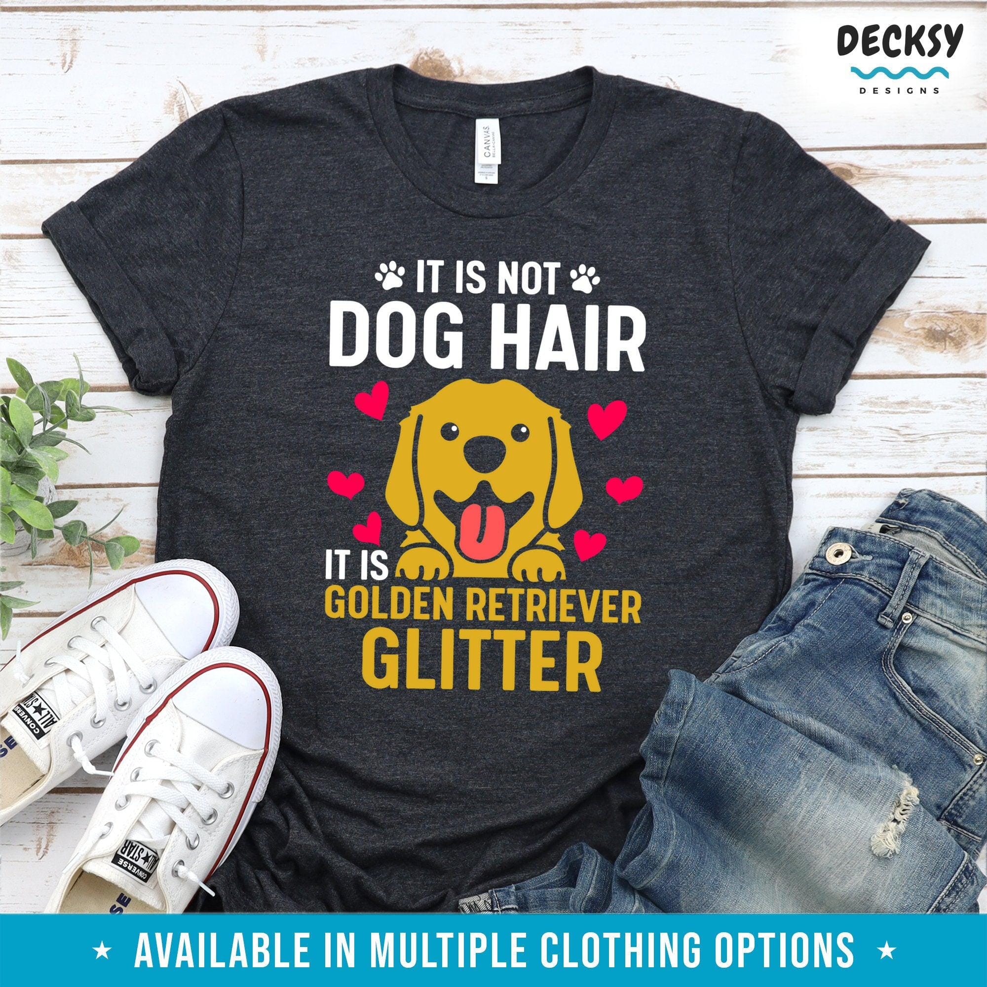 Golden Retriever Dog Shirt, Dog Adoption Gift-Clothing:Gender-Neutral Adult Clothing:Tops & Tees:T-shirts:Graphic Tees-DecksyDesigns