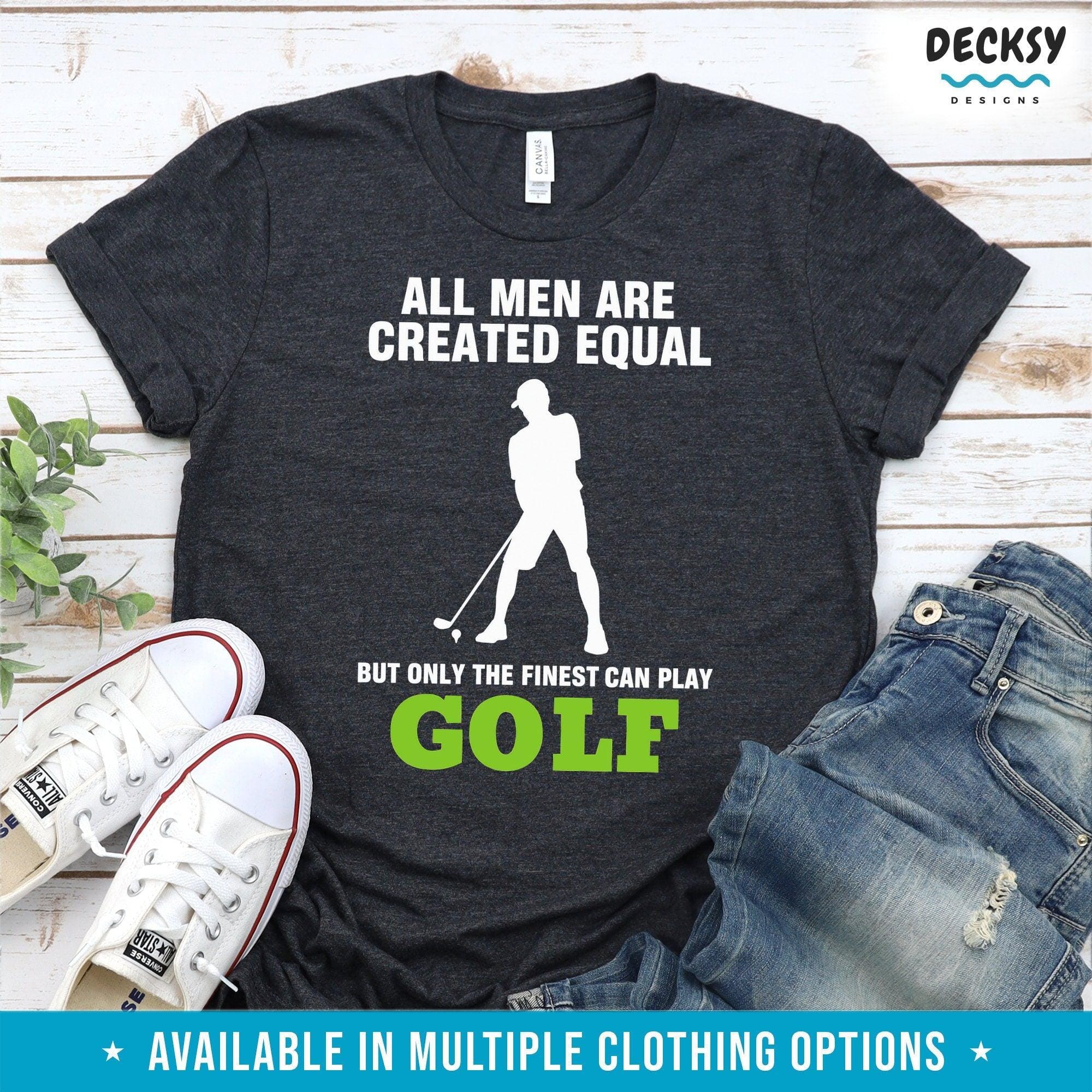 Golf Dad Shirt, Golf Husband Gift-Clothing:Gender-Neutral Adult Clothing:Tops & Tees:T-shirts:Graphic Tees-DecksyDesigns