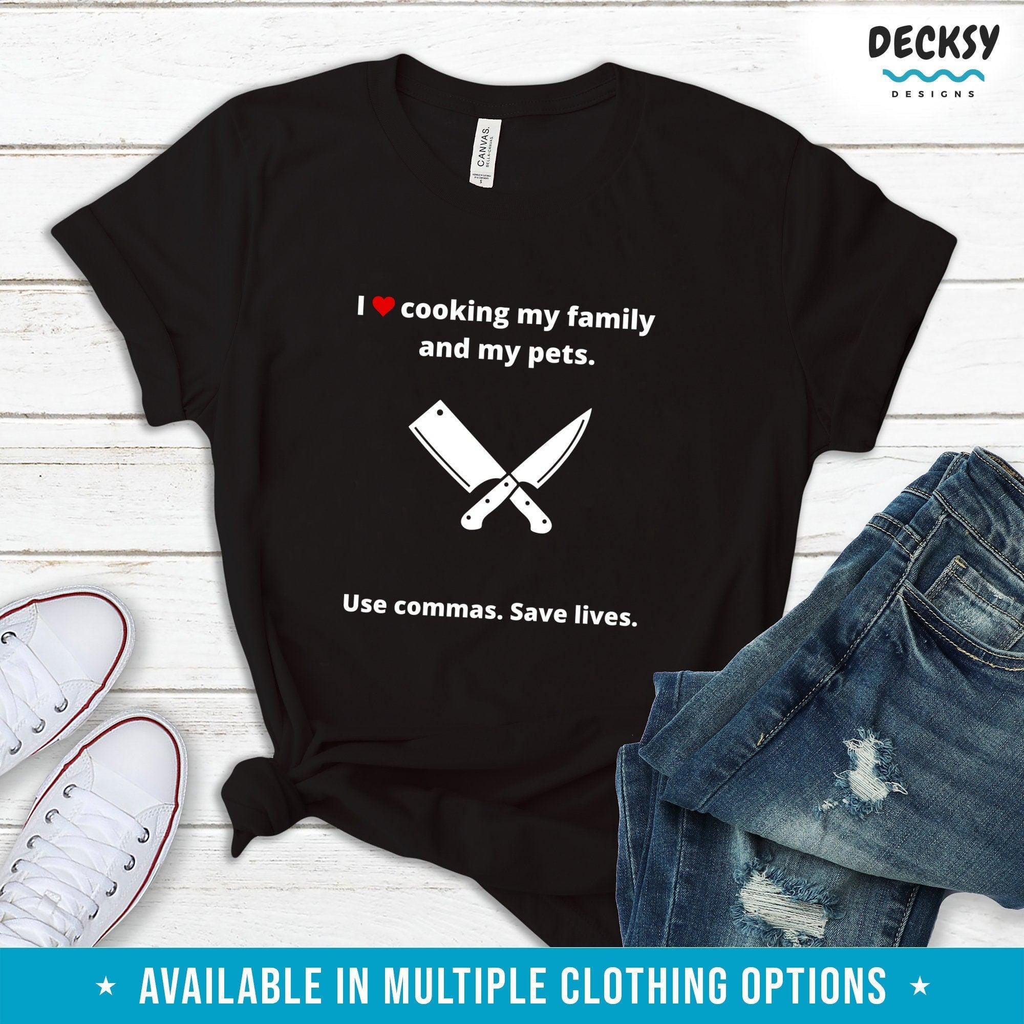 Grammar Shirt, Gift For English Teacher-Clothing:Gender-Neutral Adult Clothing:Tops & Tees:T-shirts:Graphic Tees-DecksyDesigns