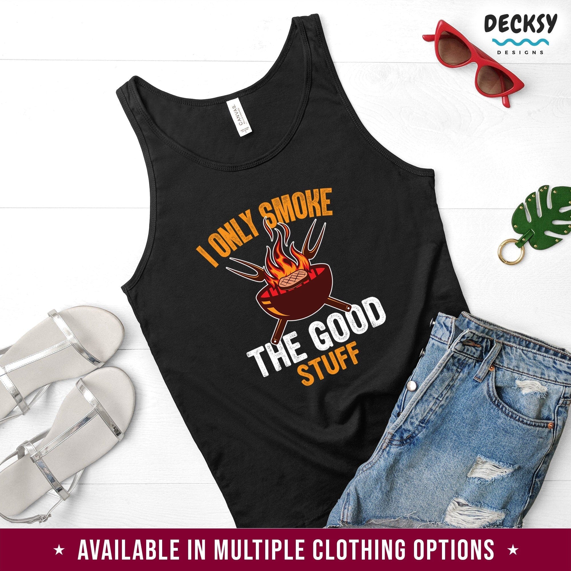 Grill Master Shirt, Funny Bbq Gift-Clothing:Gender-Neutral Adult Clothing:Tops & Tees:T-shirts:Graphic Tees-DecksyDesigns