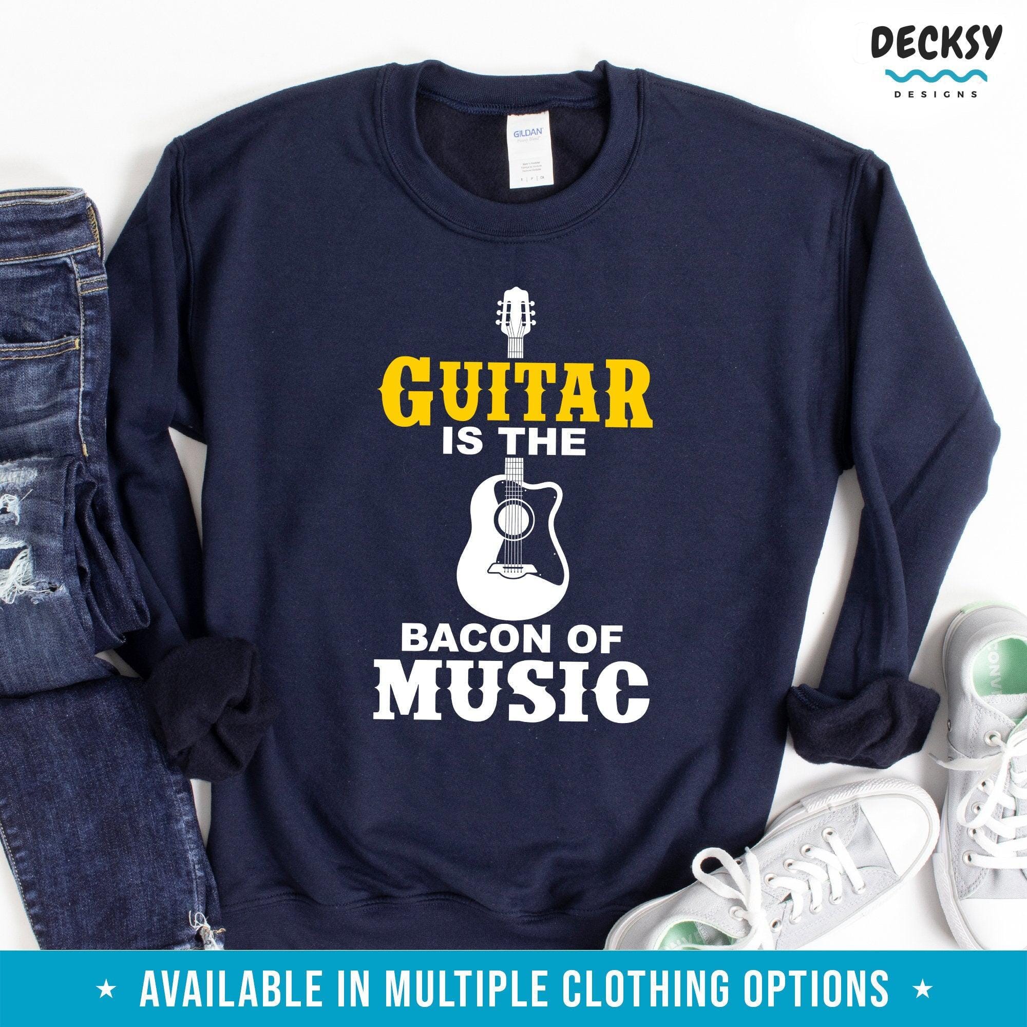 Guitar Shirt, Music Teacher Gift-Clothing:Gender-Neutral Adult Clothing:Tops & Tees:T-shirts:Graphic Tees-DecksyDesigns