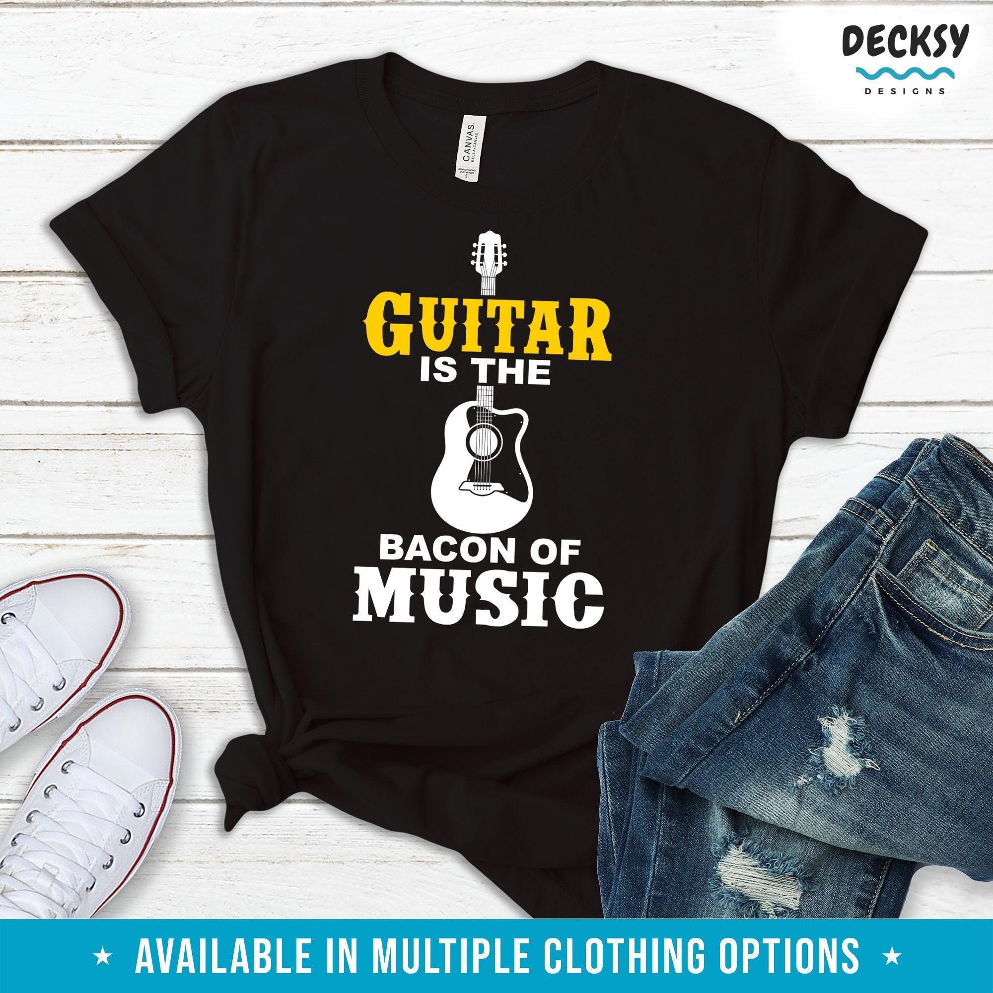 Guitar Shirt, Music Teacher Gift-Clothing:Gender-Neutral Adult Clothing:Tops & Tees:T-shirts:Graphic Tees-DecksyDesigns