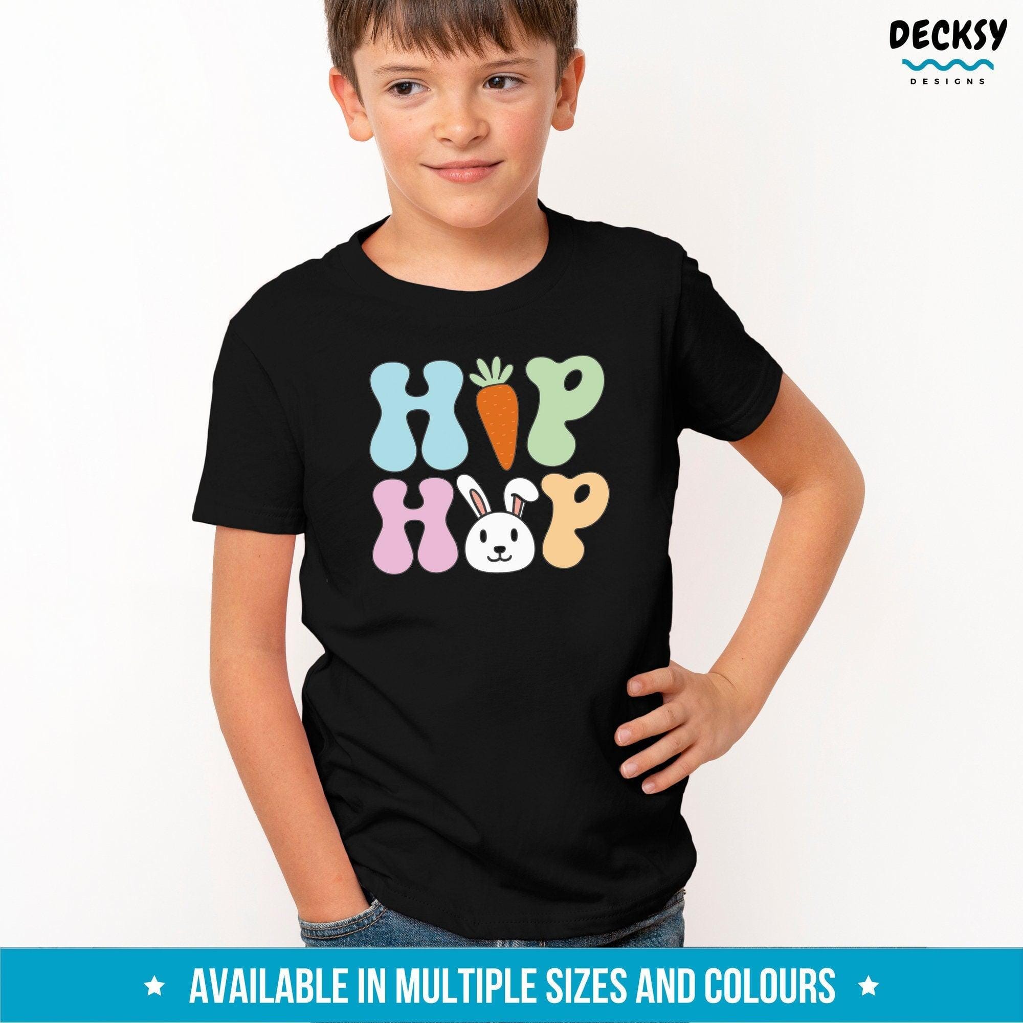 Hip Hop Bunny Easter Tshirt, Rabbit Lover Gift-Clothing:Gender-Neutral Adult Clothing:Tops & Tees:T-shirts:Graphic Tees-DecksyDesigns