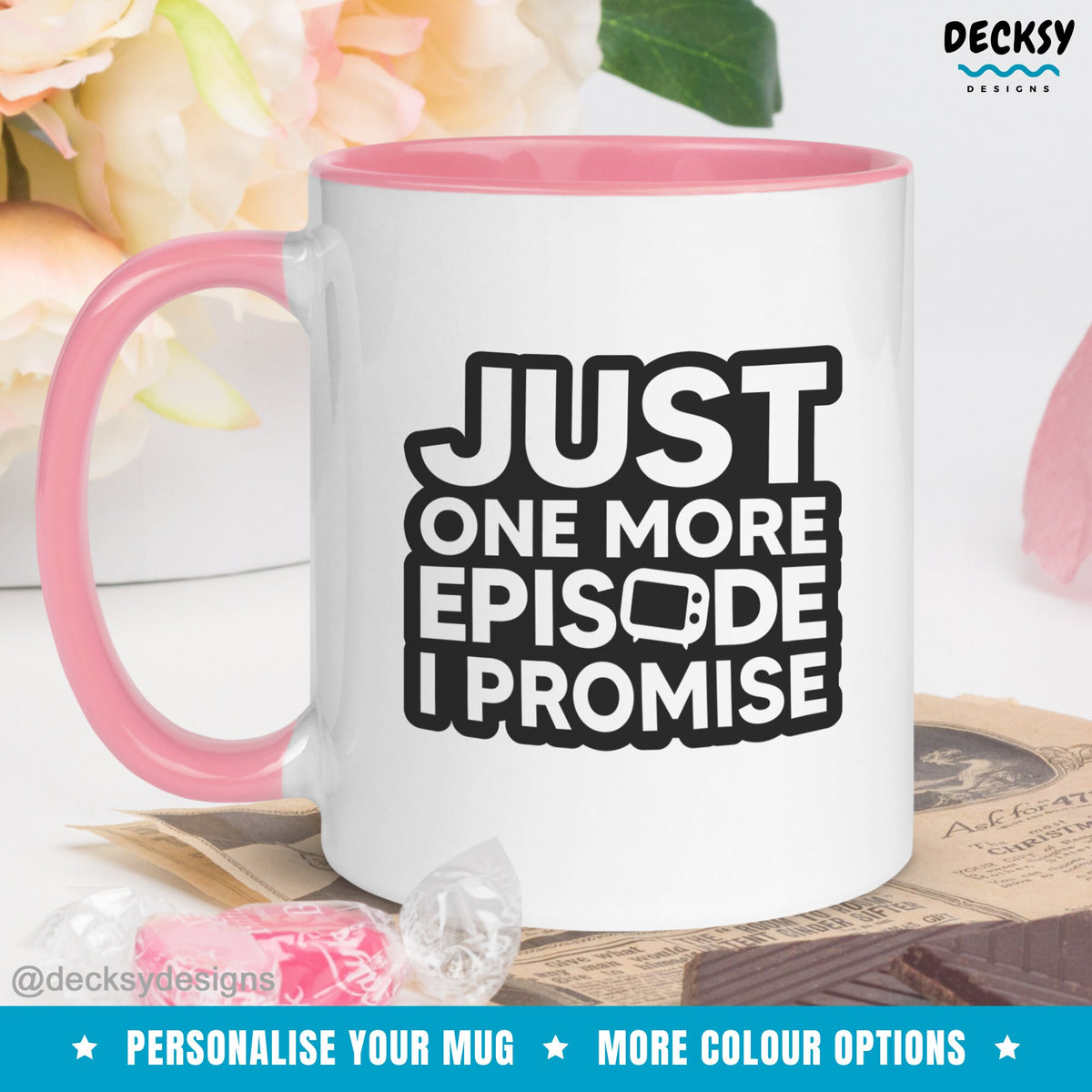 Reality Show Mug, Custom Film Student Gift, Web Series Lover, Gift For Cinephiles, Movie Lover Coffee Mug, Drama Show Gift For Girlfriend Mugs by DecksyDesigns