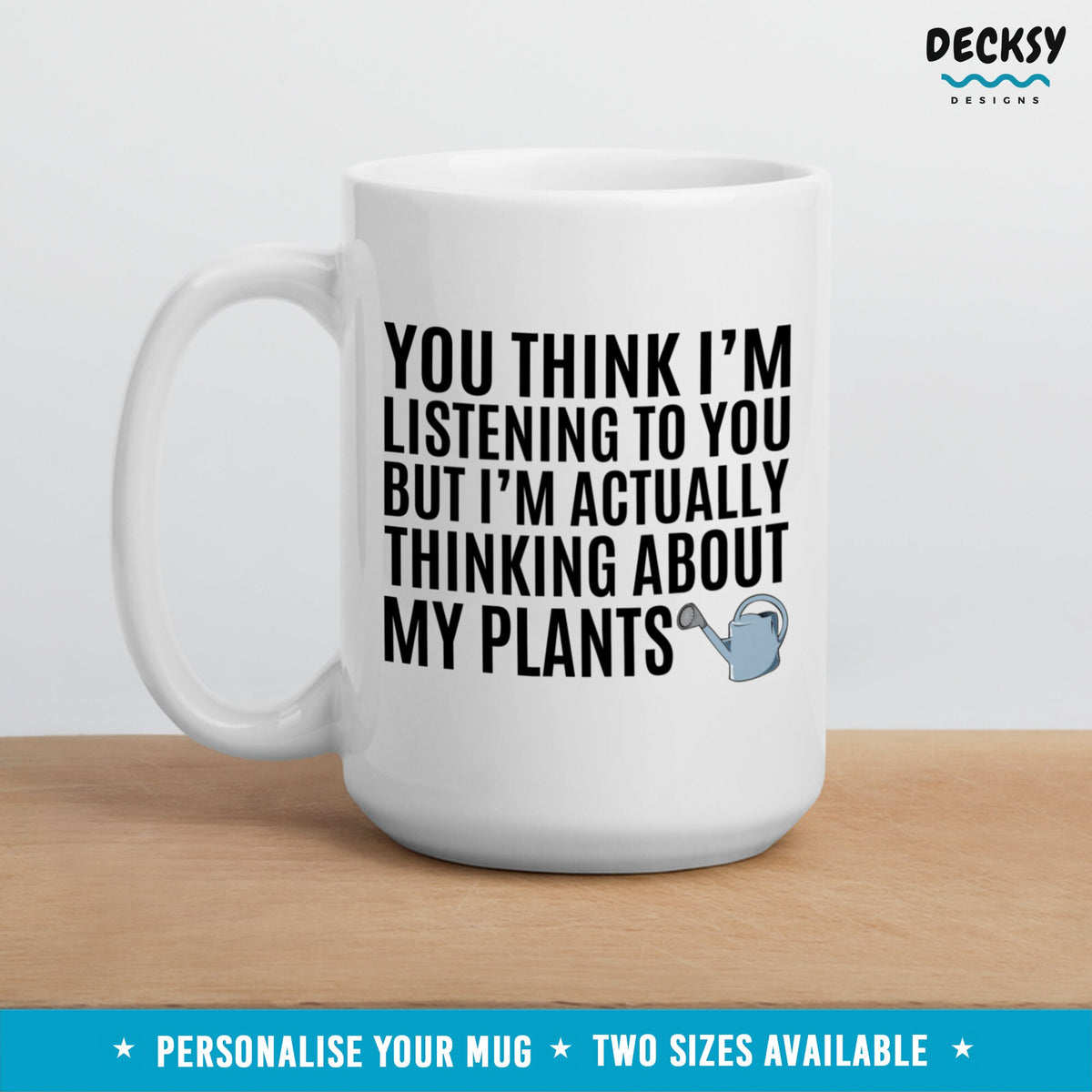 Plant Lover Gift, Indoor Gardening Mug, Custom Gift For Gardener, Houseplant Mug, Garden Lover Gift, Funny Gift For Dad, Plant Mom Mug Gift Mugs by DecksyDesigns