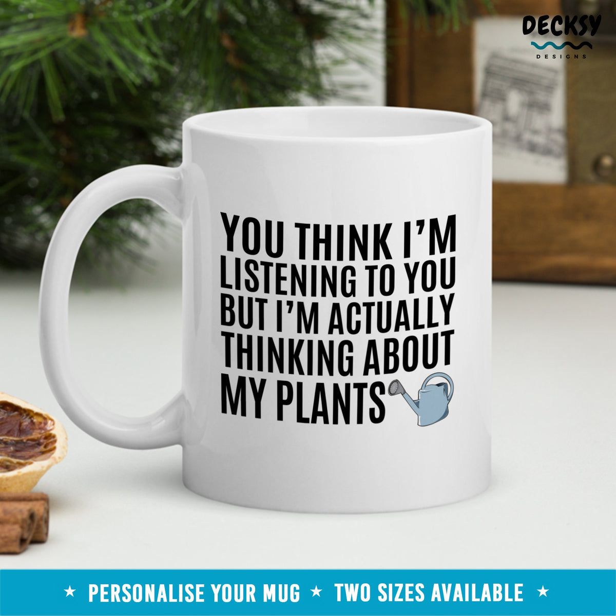 Plant Lover Gift, Indoor Gardening Mug, Custom Gift For Gardener, Houseplant Mug, Garden Lover Gift, Funny Gift For Dad, Plant Mom Mug Gift Mugs by DecksyDesigns