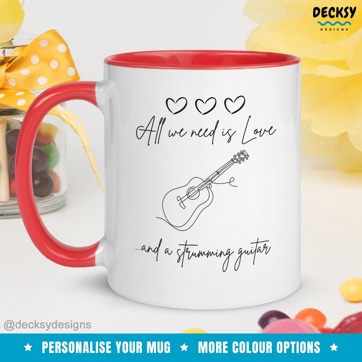Guitarist Mug, Custom Guitar Player Gift, Music Teacher Gift, Musician Coffee Mug, Musical Gift Men, Guitar Dad Gift, Guitar Gift For Singer Mugs by DecksyDesigns