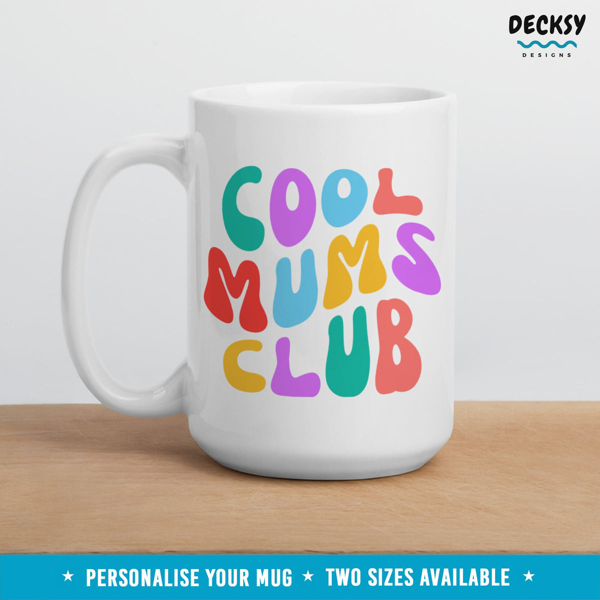 Cute Mom Mug, Cool Mums Club Mama Birthday Gift, Mothers Day Mug, Baby Shower Gift For Best Friend, Mummy To Be Gift For Wife, Step Mom Cup Mugs by DecksyDesigns