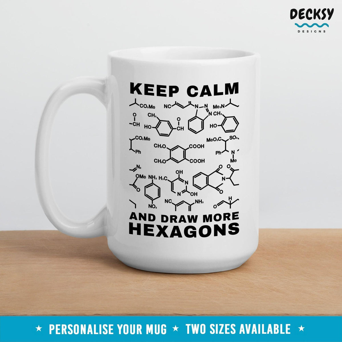 Organic Chemistry Gift Mug, Science Teacher Gift, Funny Chemistry Mug, Gift For Chemistry Student, Custom Chemistry Graduate Coffee Mug Mugs by DecksyDesigns