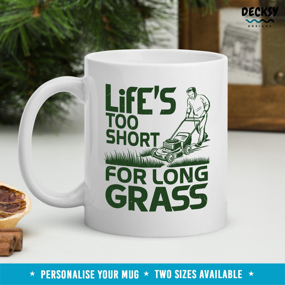 Lawn Care Legend Mug, Gardening Mug, Landscaping Mug, Gift For Lawn Mower, Funny Dad Coffee Mug, Landscaper Gift for Him, Lawn Mowing Gift Mugs by DecksyDesigns