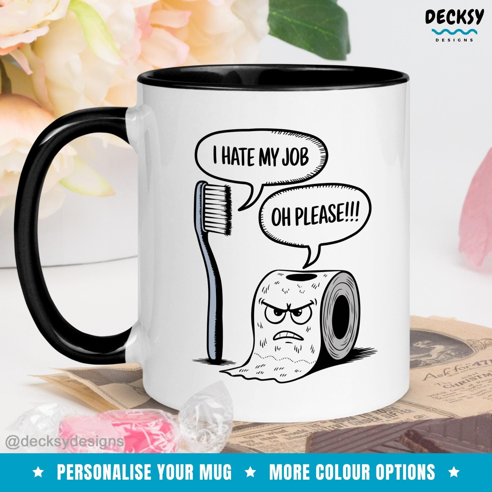 Coworker Coffee Mug, Sarcastic Work Gift, Custom Employee Appreciation Cup, Boss Manager Supervisor Gift, New Job Mug Gift, Funny Office Mug Mugs by DecksyDesigns