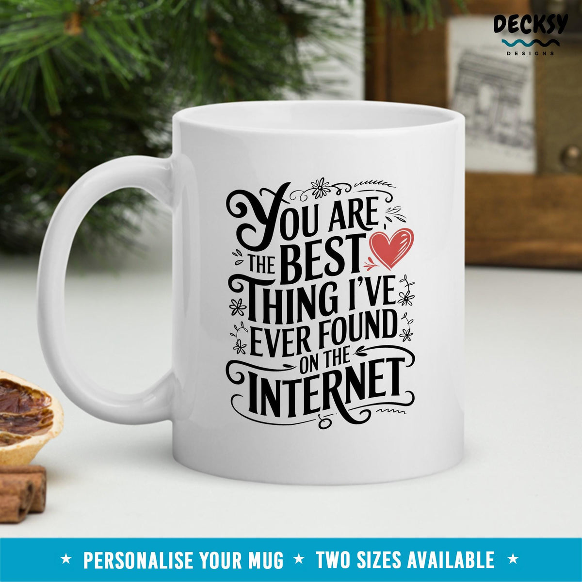 Funny Romantic Gifts, Personalized Mug, Valentines Gifts For Her and Him, Cute Anniversary Couple, Wife, Boyfriend, Girlfriend, Husband Gift Mugs by DecksyDesigns