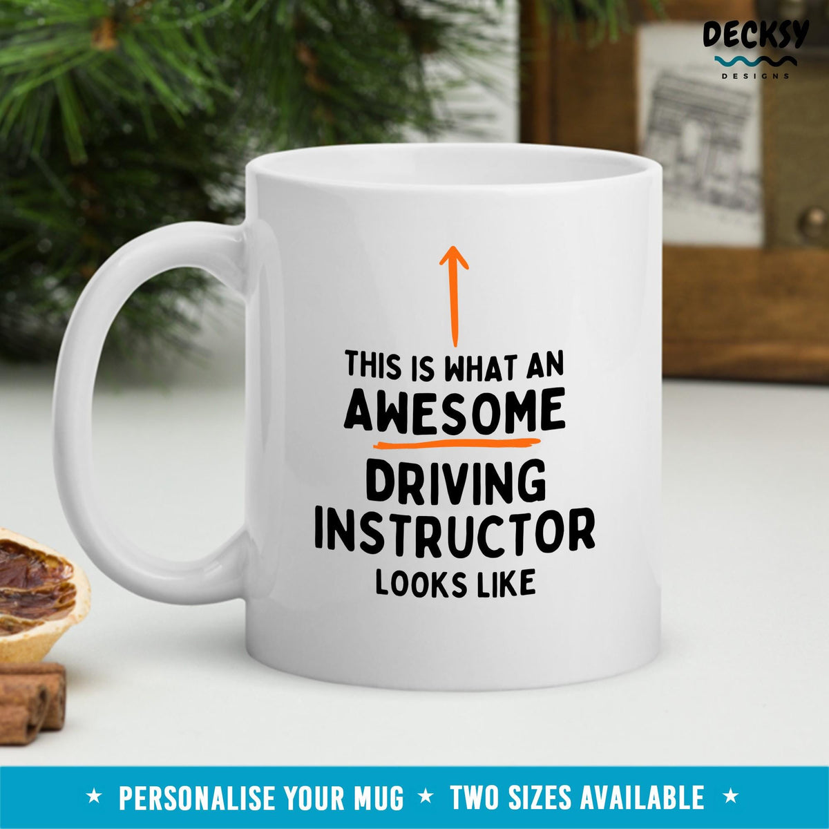 Driving Instructor Gift, Custom Coffee Mug, Gift From New Driver, Driving School Gift, Appreciation Gifts, New Learner Gift, Mugs For Men Mugs by DecksyDesigns