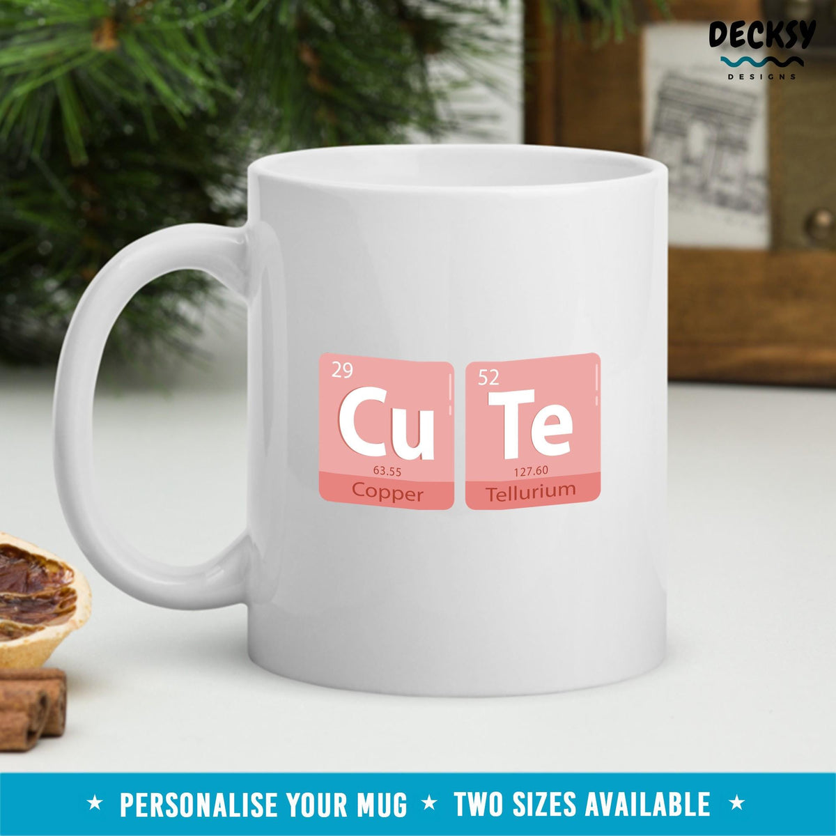 Cute Chemistry Mug, Funny Science Mug, Gifts For Scientists, Custom Chemistry Mug, Personalized Mug, Periodic Table Gift, Chemistry Teacher Mugs by DecksyDesigns