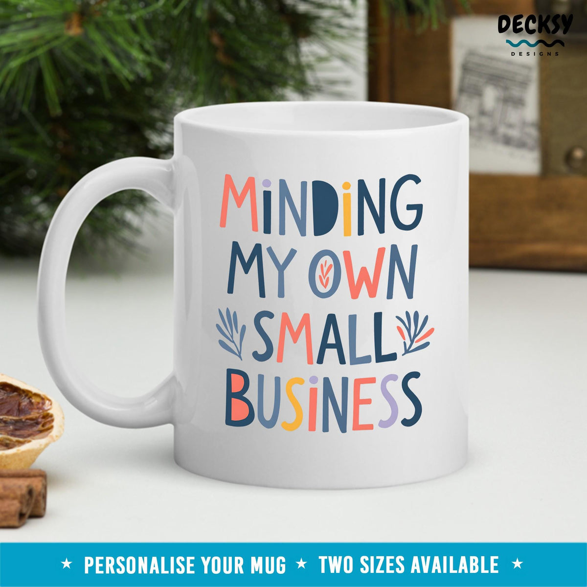 Small Business Owner Mug, Entrepreneur Mug, Custom Boss Lady Mug, Personalized Gift, Funny Side Hustle Mug, New Business Grand Opening Gift Mugs by DecksyDesigns