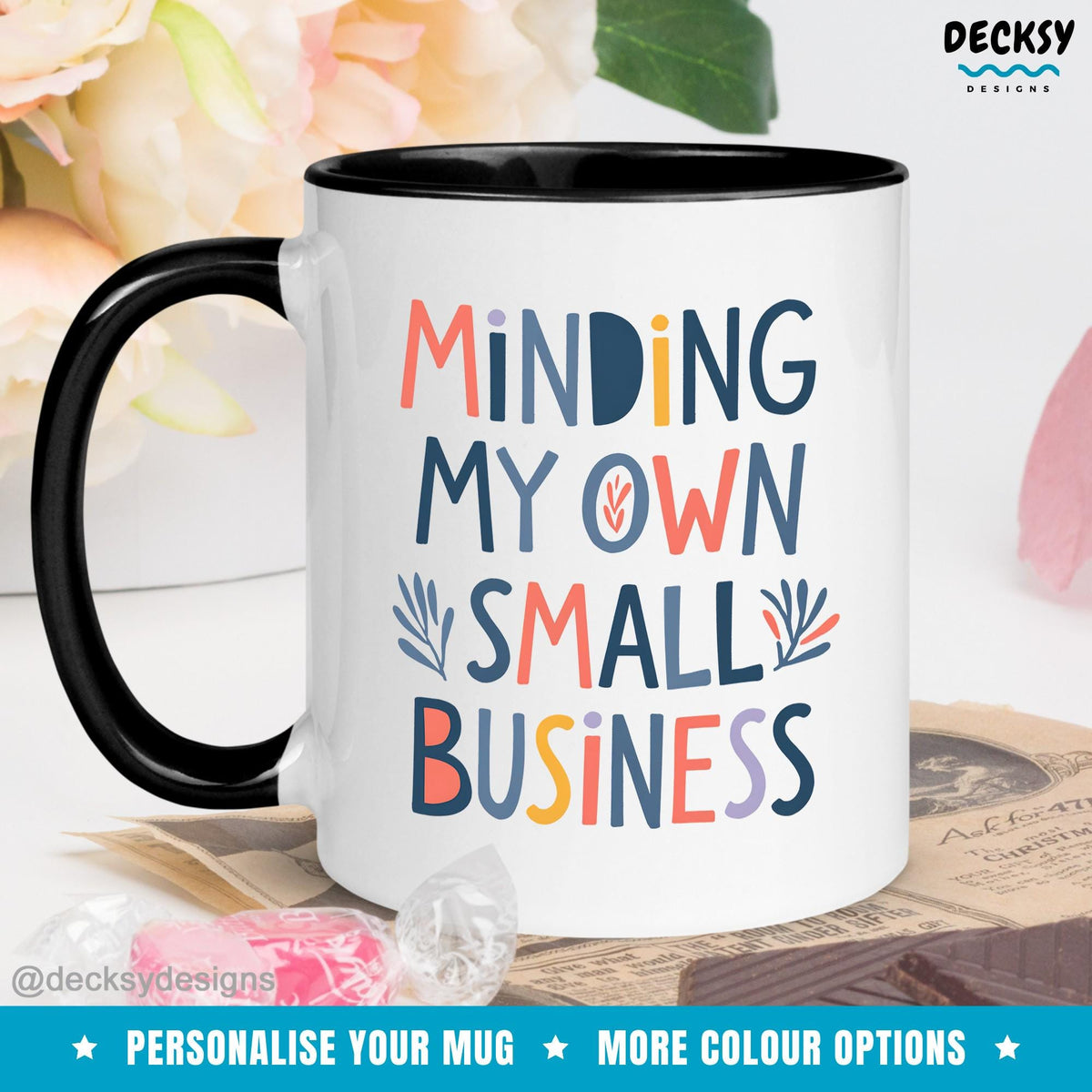 Entrepreneur Mug, Small Business Gift, New Business Gift, Boss Babe Mug, New Business Owner Mug, Boss Mug Custom, Personalized Boss Lady Cup Mugs by DecksyDesigns
