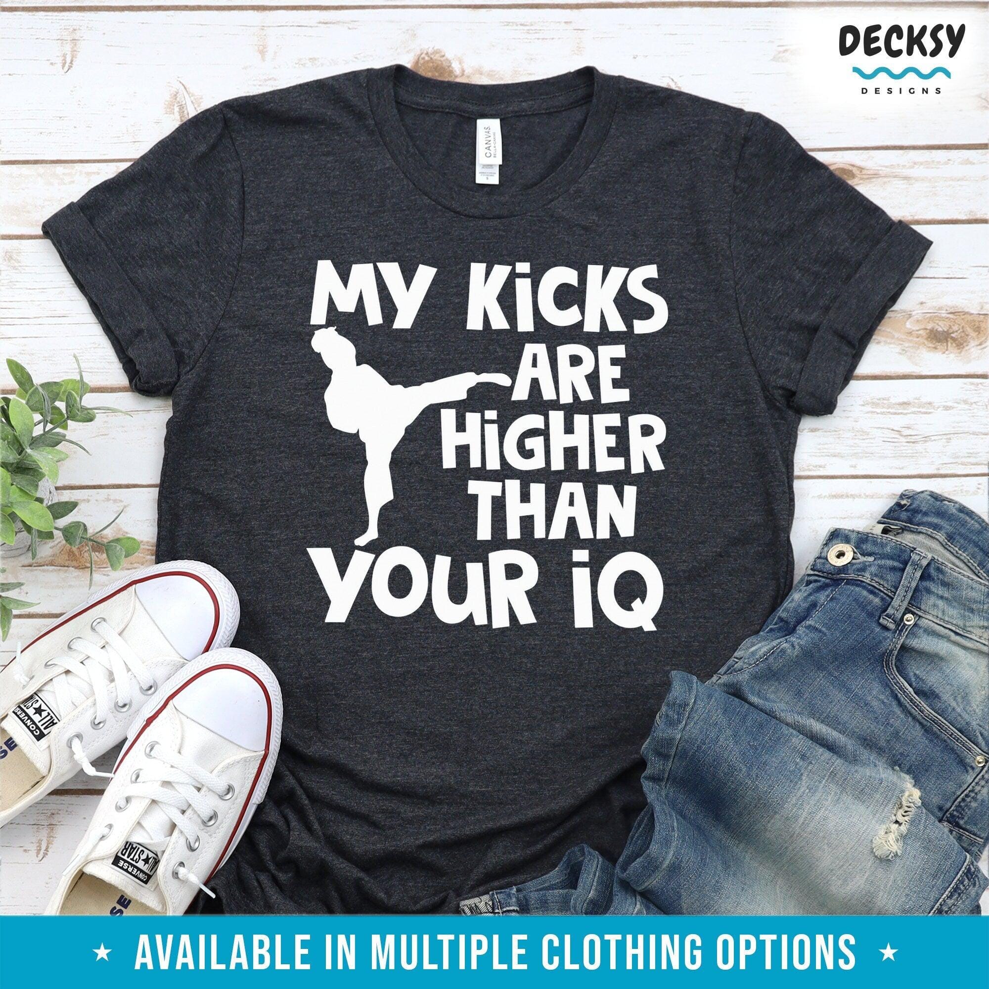 Kickboxing Tshirt, Karate Champion Gift-Clothing:Gender-Neutral Adult Clothing:Tops & Tees:T-shirts:Graphic Tees-DecksyDesigns