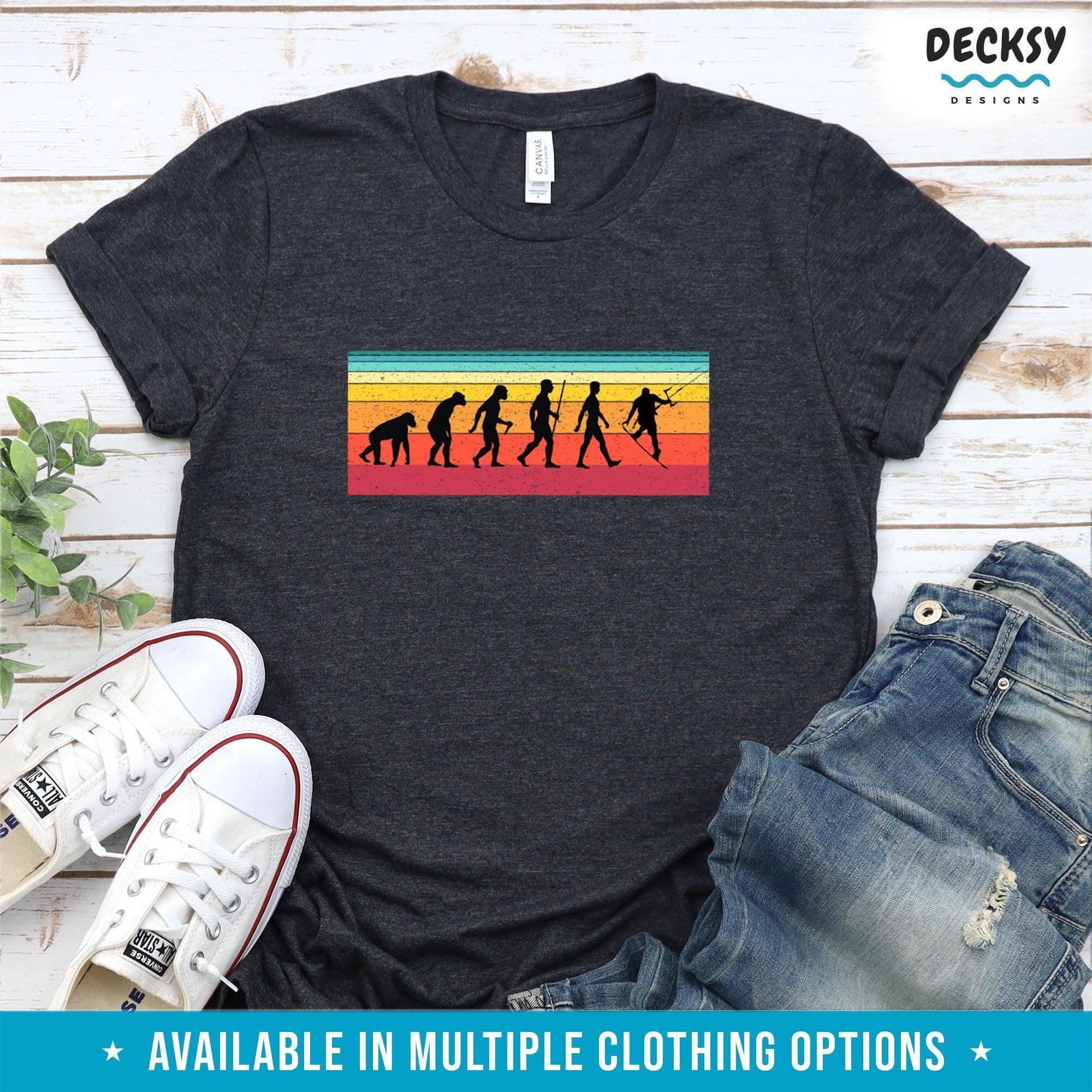 Kitesurfing Shirt, Kite Surfer Gift-Clothing:Gender-Neutral Adult Clothing:Tops & Tees:T-shirts:Graphic Tees-DecksyDesigns