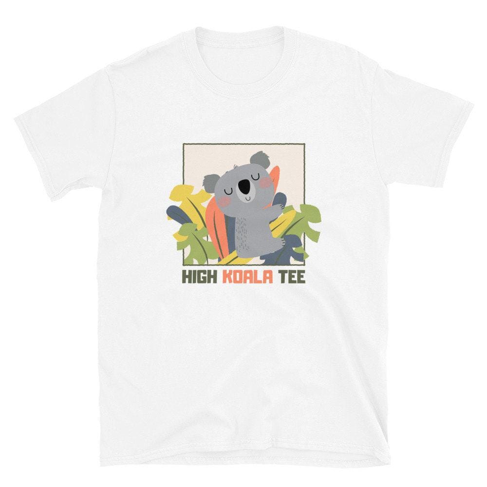 Koala Shirt, Cute Animal Lover Gift-Clothing:Gender-Neutral Adult Clothing:Tops & Tees:T-shirts-DecksyDesigns