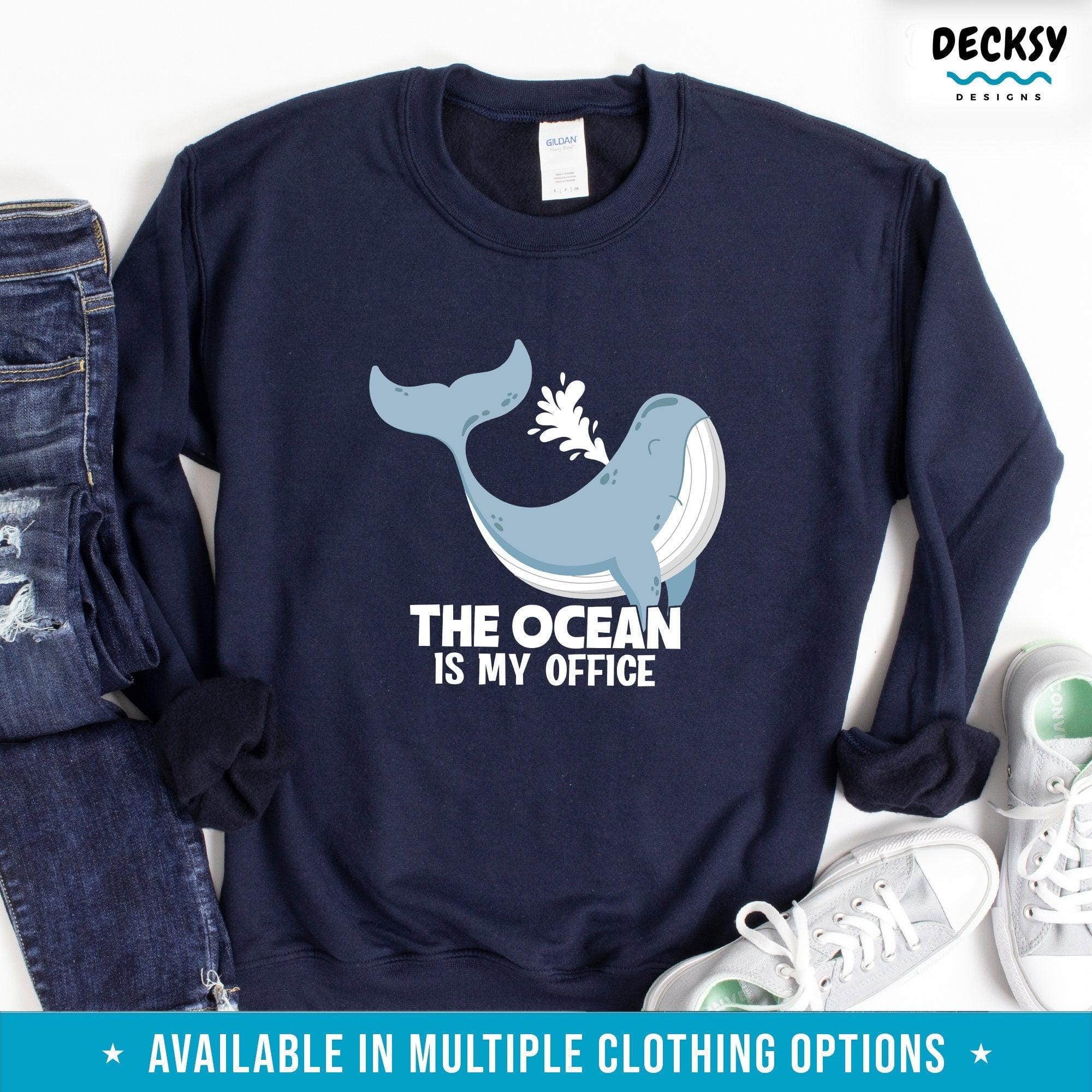 Marine Biologist T-Shirt, Ocean Biology Student Gift-Clothing:Gender-Neutral Adult Clothing:Tops & Tees:T-shirts:Graphic Tees-DecksyDesigns