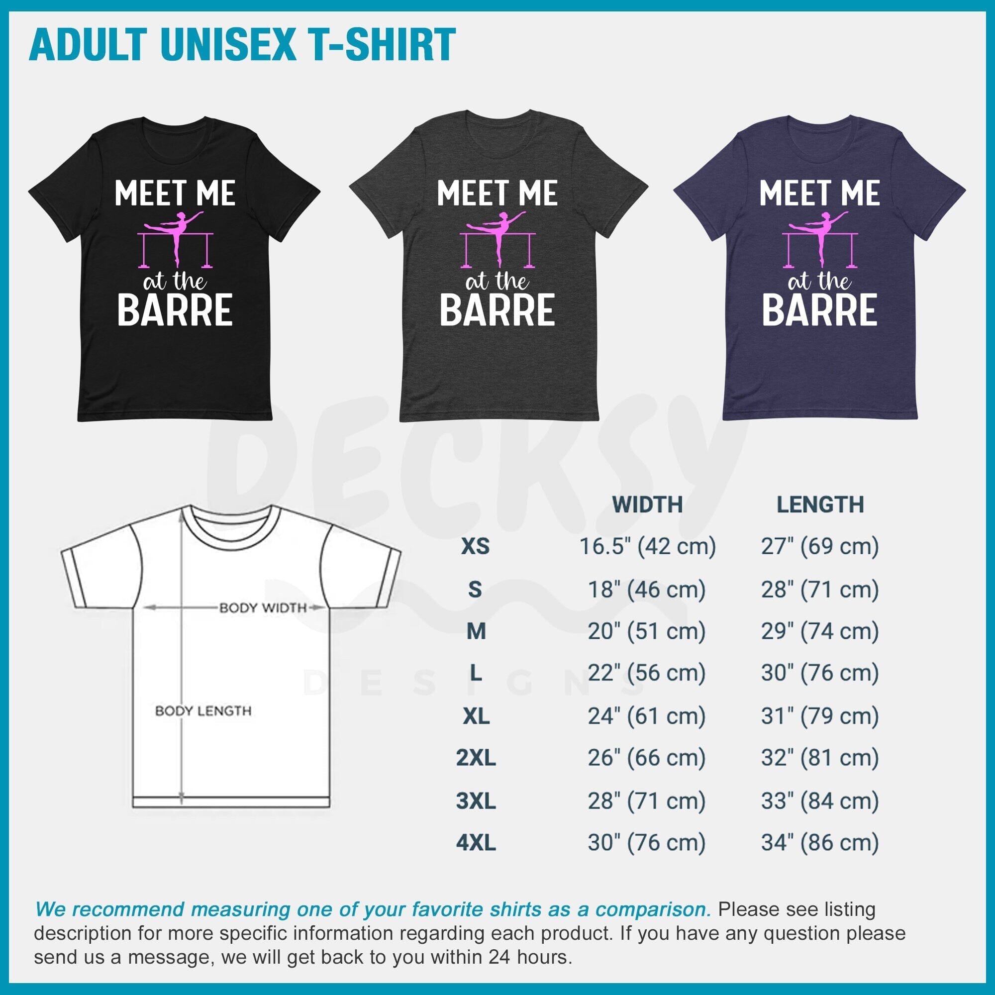 Meet Me At The Barre Shirt, Funny Barre Teacher Gift-Clothing:Gender-Neutral Adult Clothing:Tops & Tees:T-shirts:Graphic Tees-DecksyDesigns