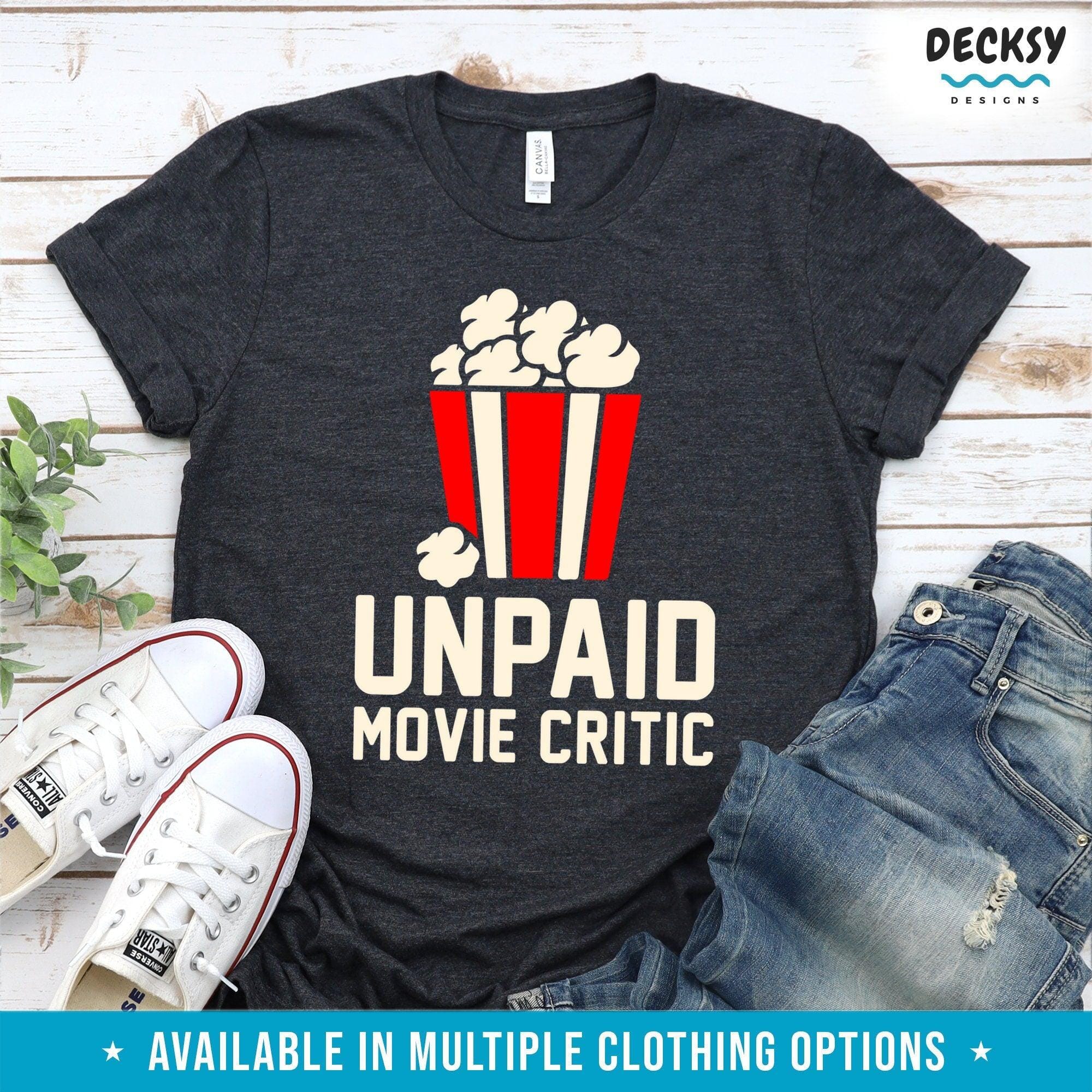 Movie Buff T-shirt, Cinema Lover Gift-Clothing:Gender-Neutral Adult Clothing:Tops & Tees:T-shirts:Graphic Tees-DecksyDesigns