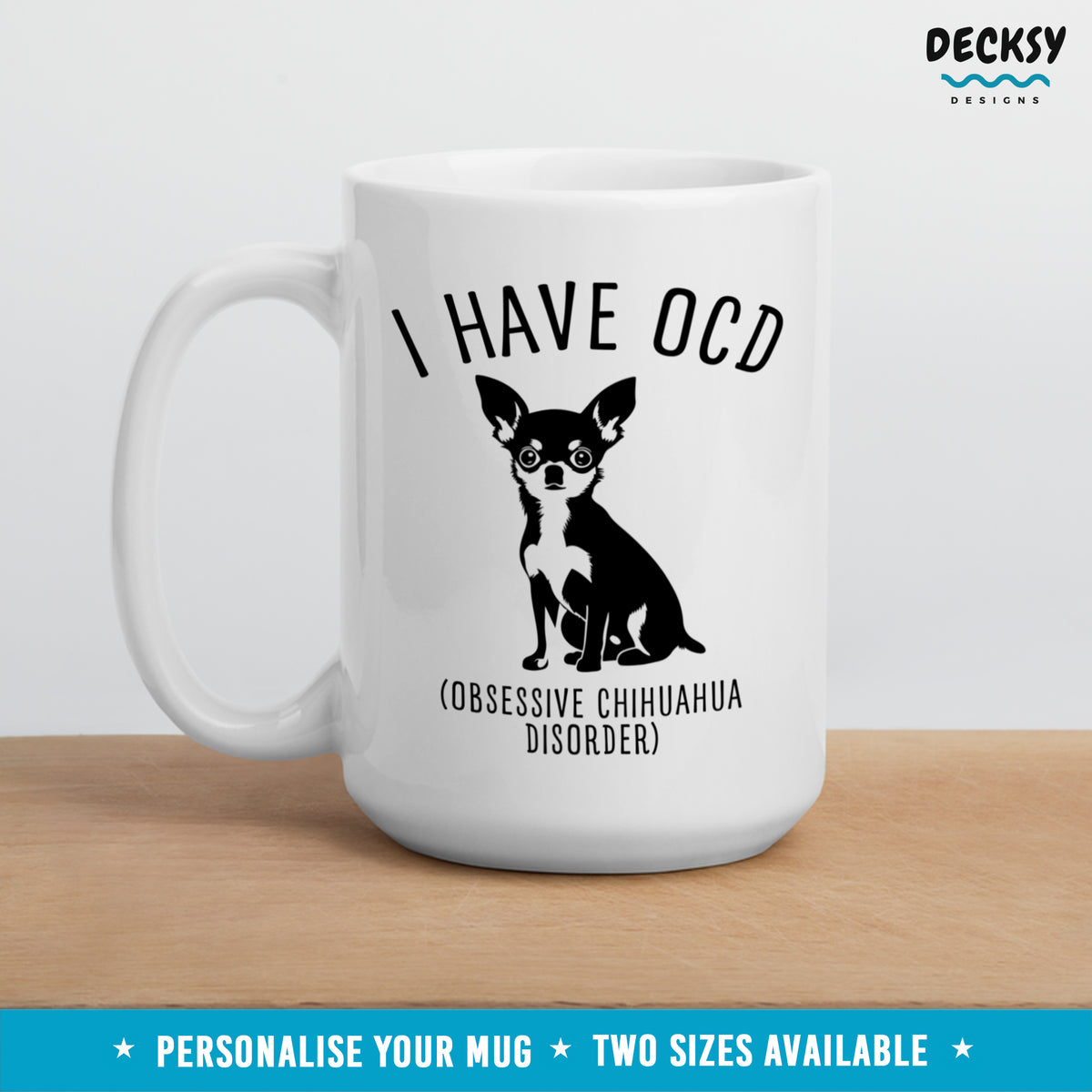 Chihuahua Mug, Custom Dog Lover Gift, New Dog Parent Cup