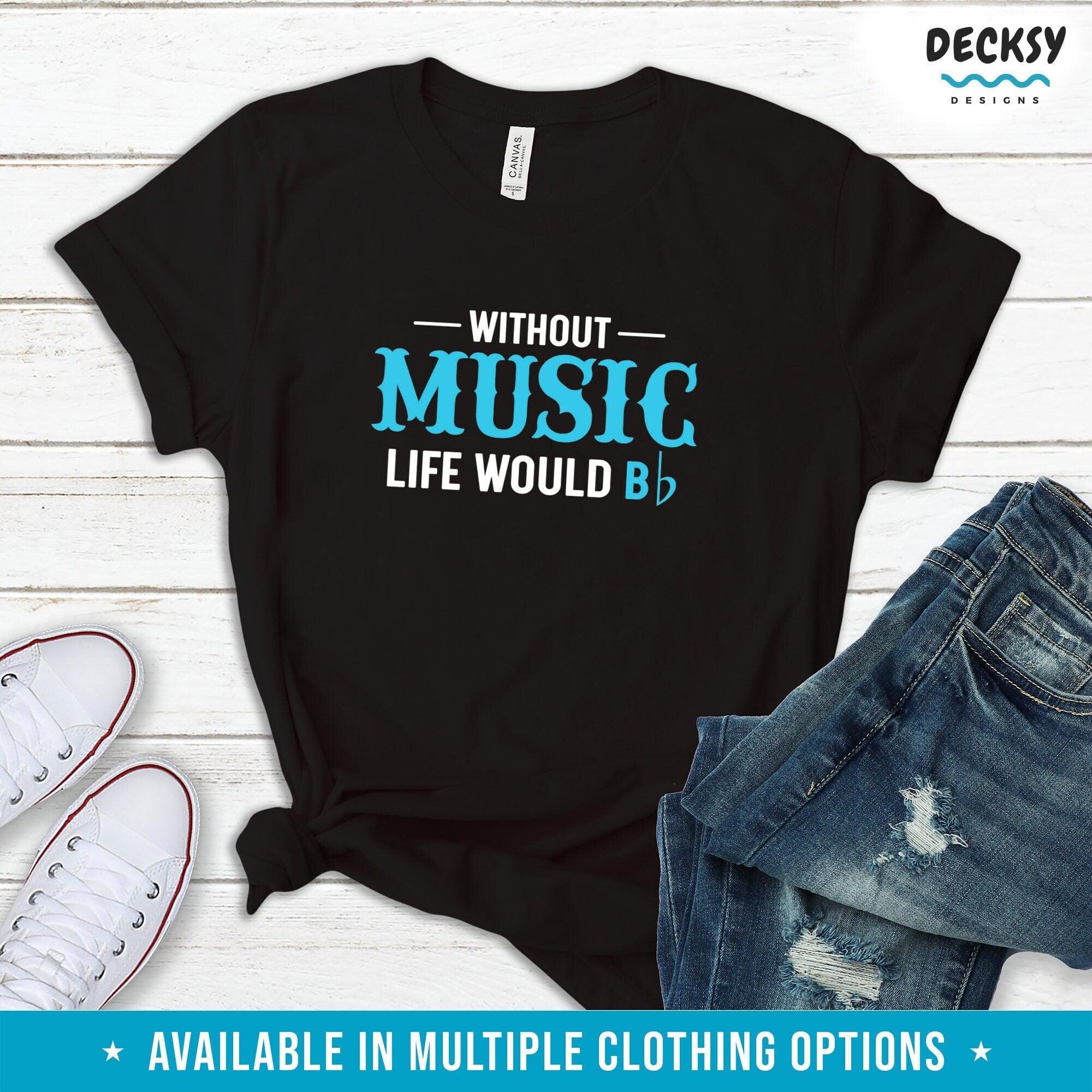 Music Lover Shirt, Piano Teacher Gift-Clothing:Gender-Neutral Adult Clothing:Tops & Tees:T-shirts:Graphic Tees-DecksyDesigns