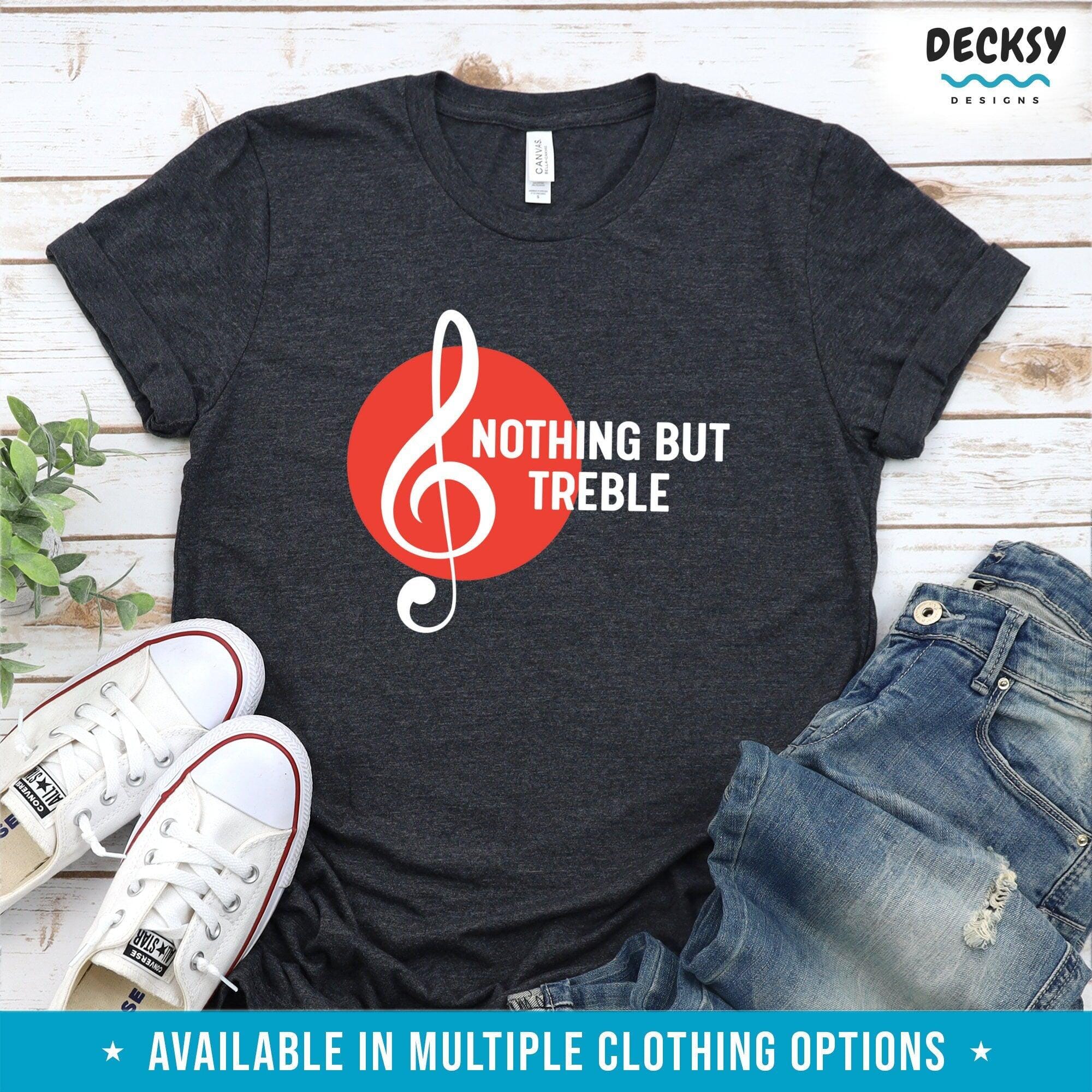 Musician Sweatshirt, School Music Teacher Gift-Clothing:Gender-Neutral Adult Clothing:Tops & Tees:T-shirts:Graphic Tees-DecksyDesigns