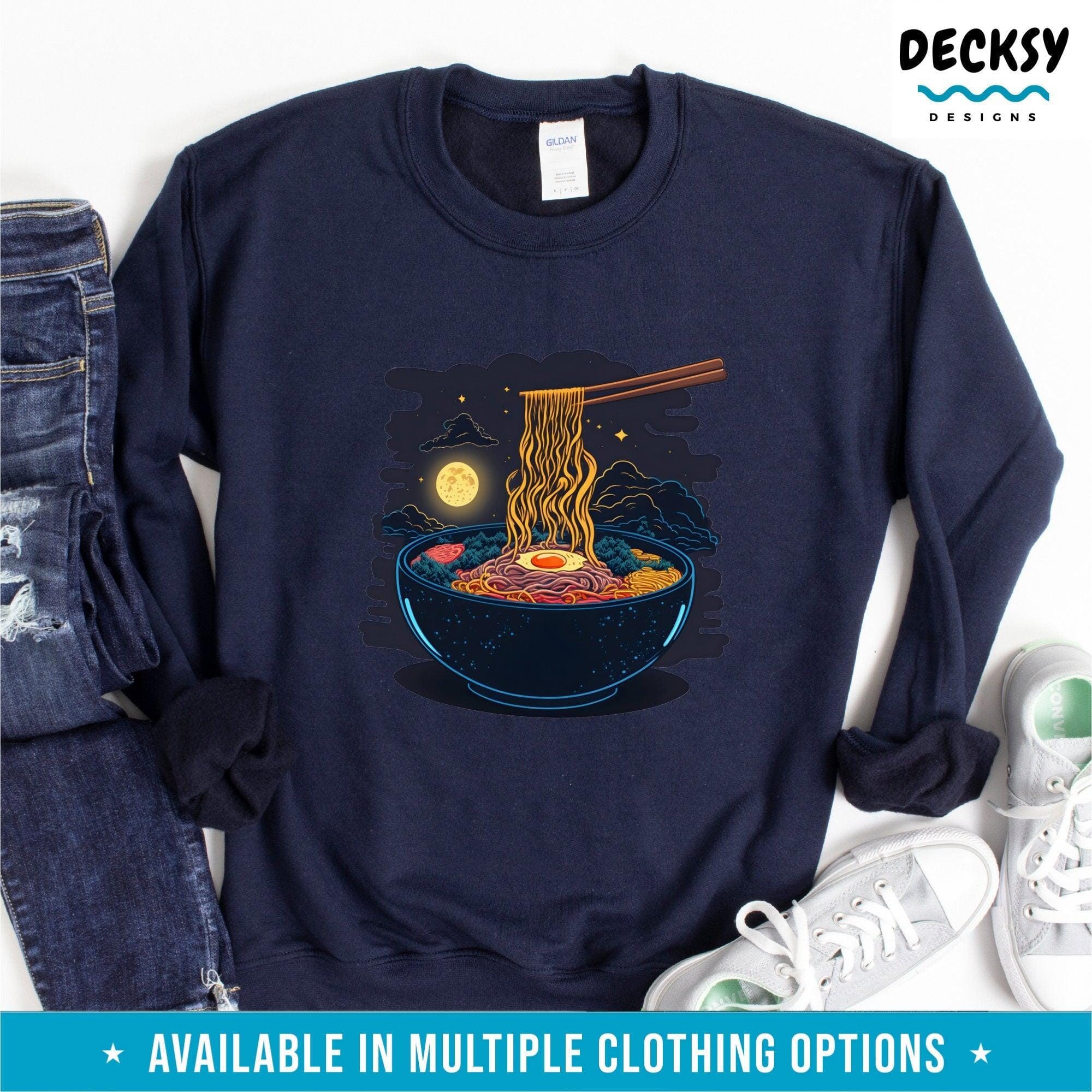 Noodle Lover Shirt, Funny Food Gift-Clothing:Gender-Neutral Adult Clothing:Tops & Tees:T-shirts:Graphic Tees-DecksyDesigns