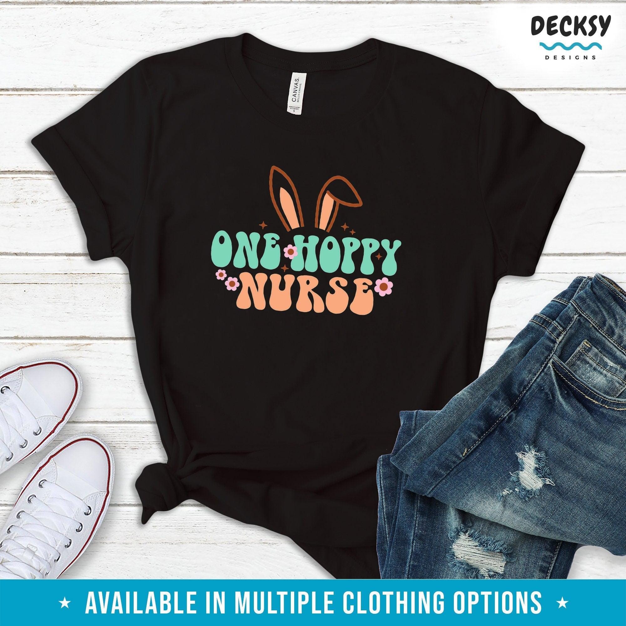 Nurse Easter Shirt, Nursing School Gift-Clothing:Gender-Neutral Adult Clothing:Tops & Tees:T-shirts:Graphic Tees-DecksyDesigns