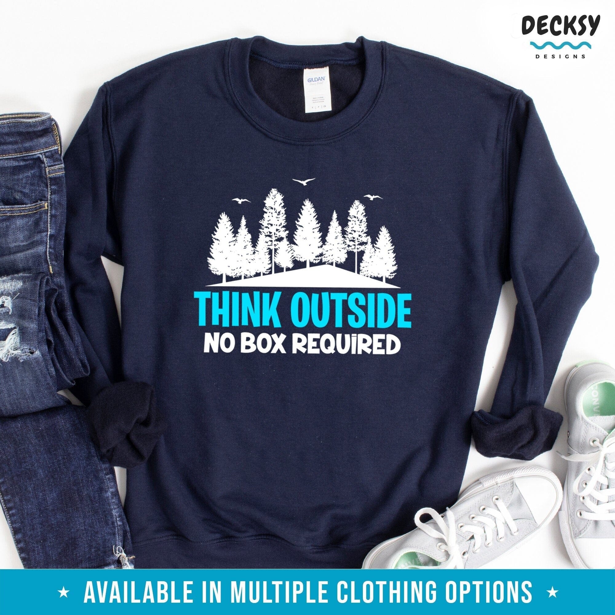 Outdoor Hiking Shirt, Walking Buddy Gift-Clothing:Gender-Neutral Adult Clothing:Tops & Tees:T-shirts:Graphic Tees-DecksyDesigns