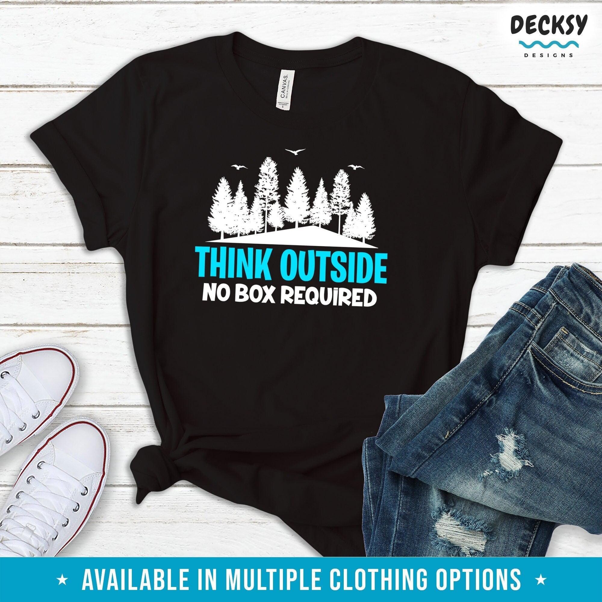 Outdoor Hiking Shirt, Walking Buddy Gift-Clothing:Gender-Neutral Adult Clothing:Tops & Tees:T-shirts:Graphic Tees-DecksyDesigns