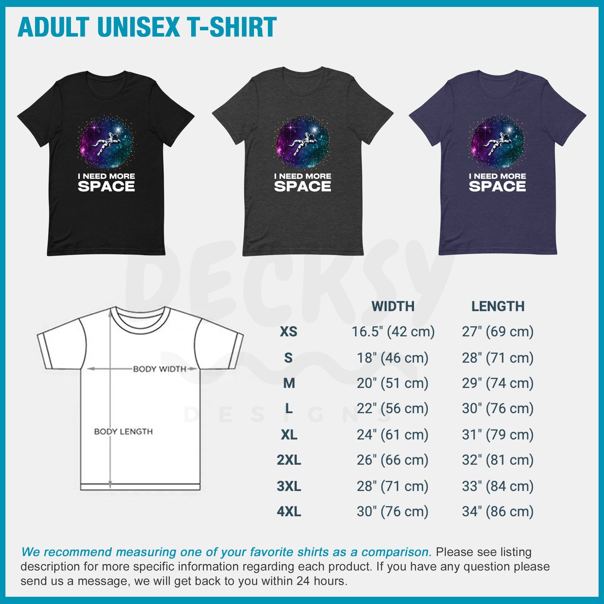 Outer Space T-shirt, Science Lover Gift-Clothing:Gender-Neutral Adult Clothing:Tops & Tees:T-shirts:Graphic Tees-DecksyDesigns