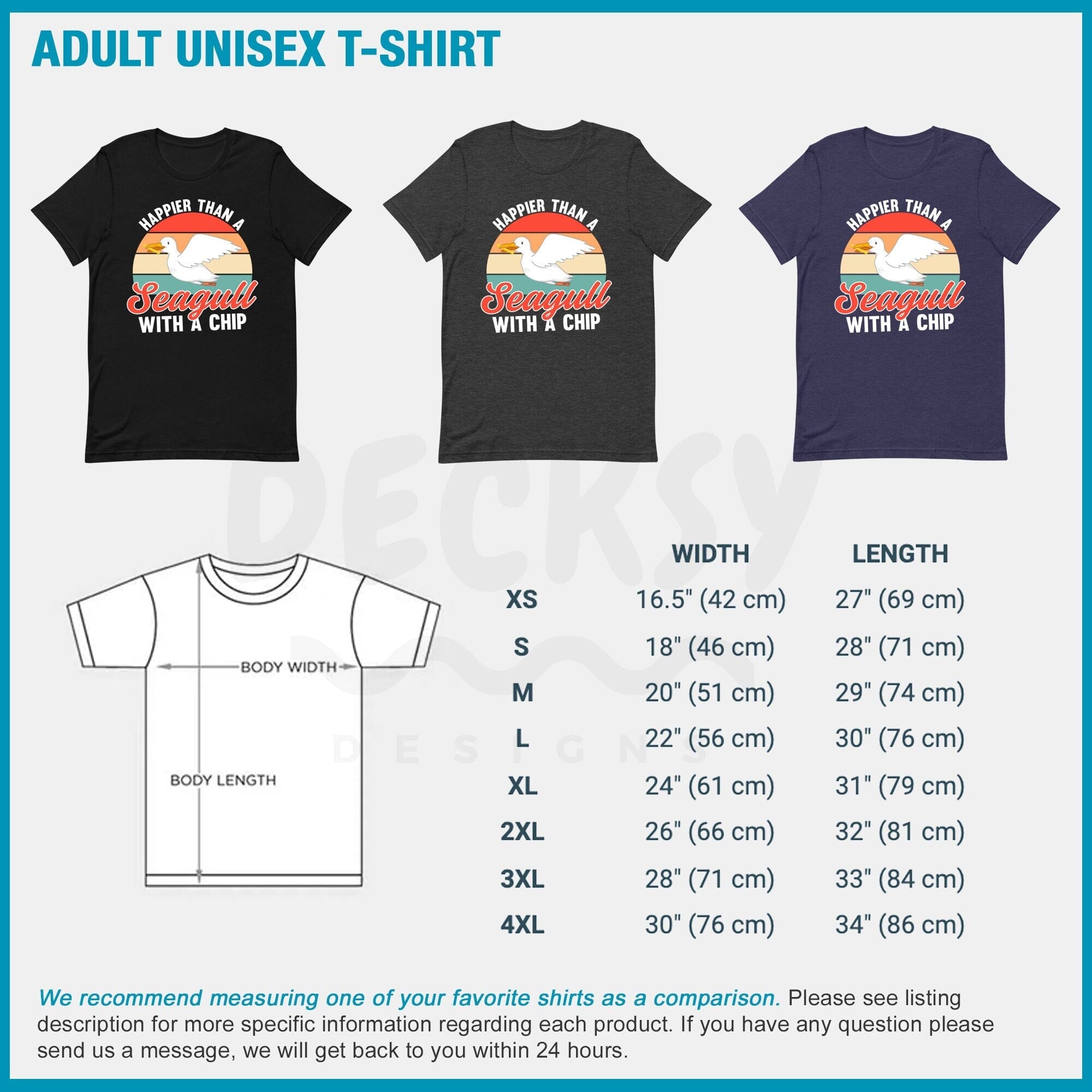 Seagull Shirt, Funny Retirement Gift For Coworker-Clothing:Gender-Neutral Adult Clothing:Tops & Tees:T-shirts:Graphic Tees-DecksyDesigns