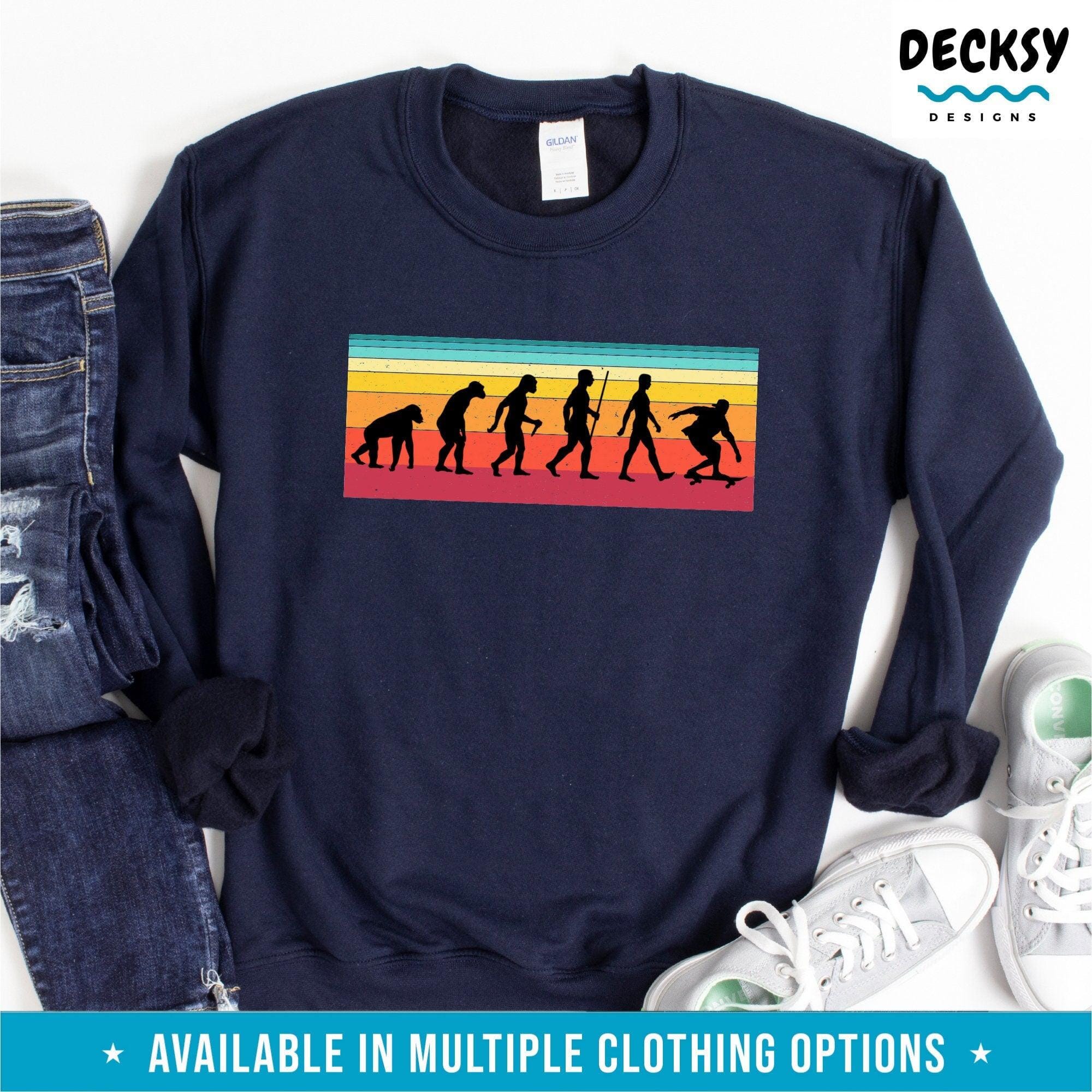 Skateboard Shirt, Gift For Skater-Clothing:Gender-Neutral Adult Clothing:Tops & Tees:T-shirts:Graphic Tees-DecksyDesigns