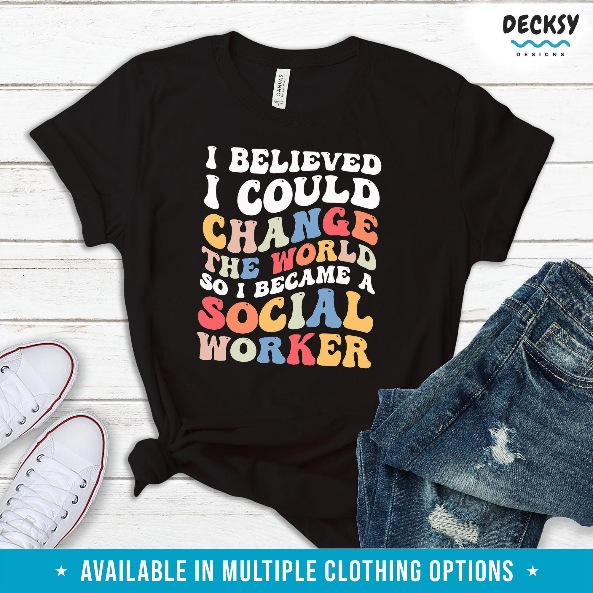 Social Worker Graduation T-shirt, Social Work Gift-Clothing:Gender-Neutral Adult Clothing:Tops & Tees:T-shirts:Graphic Tees-DecksyDesigns