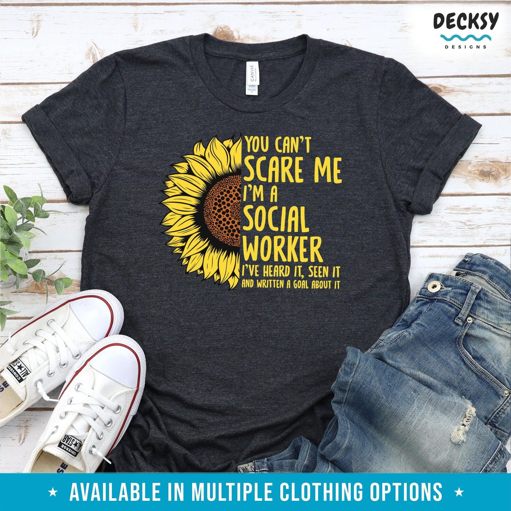 Social Worker Tshirt, Social Work Gift-Clothing:Gender-Neutral Adult Clothing:Tops & Tees:T-shirts:Graphic Tees-DecksyDesigns