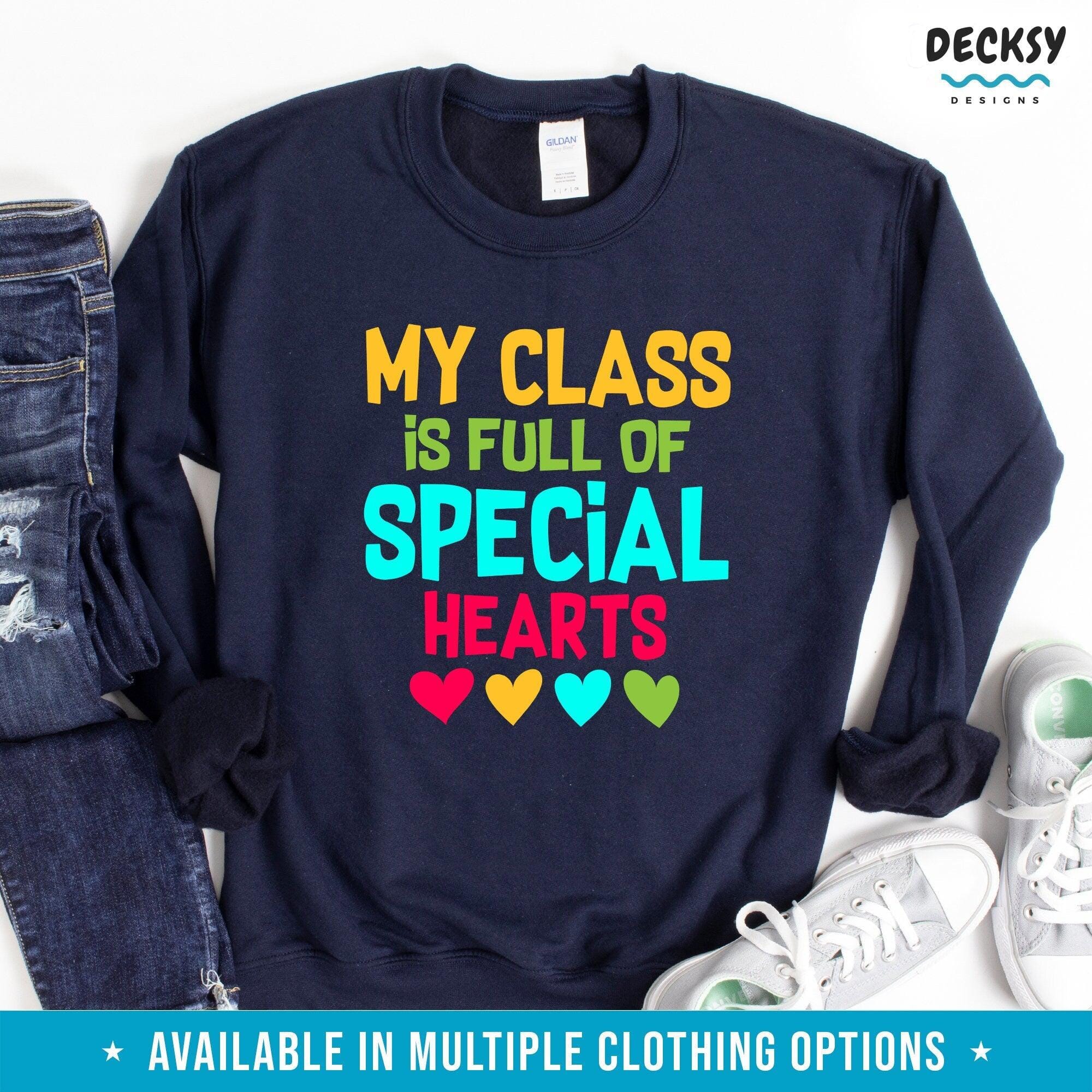 Special Education Teacher Shirt, Child Care Provider Gift-Clothing:Gender-Neutral Adult Clothing:Tops & Tees:T-shirts:Graphic Tees-DecksyDesigns