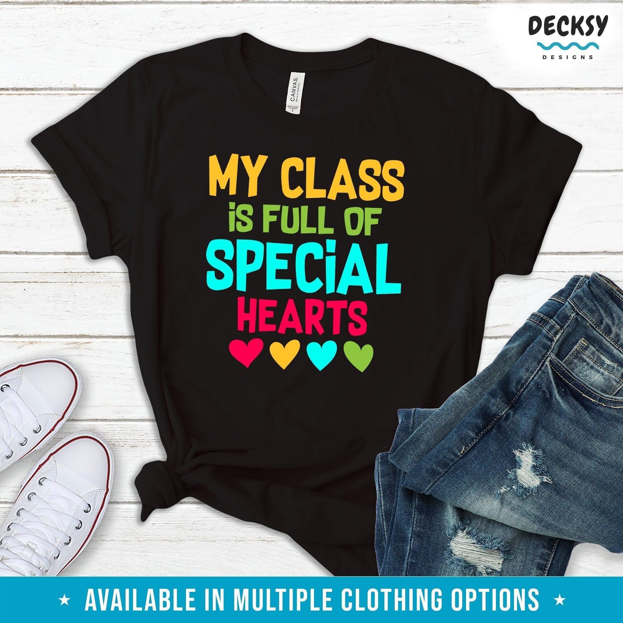 Special Education Teacher Shirt, Child Care Provider Gift-Clothing:Gender-Neutral Adult Clothing:Tops & Tees:T-shirts:Graphic Tees-DecksyDesigns