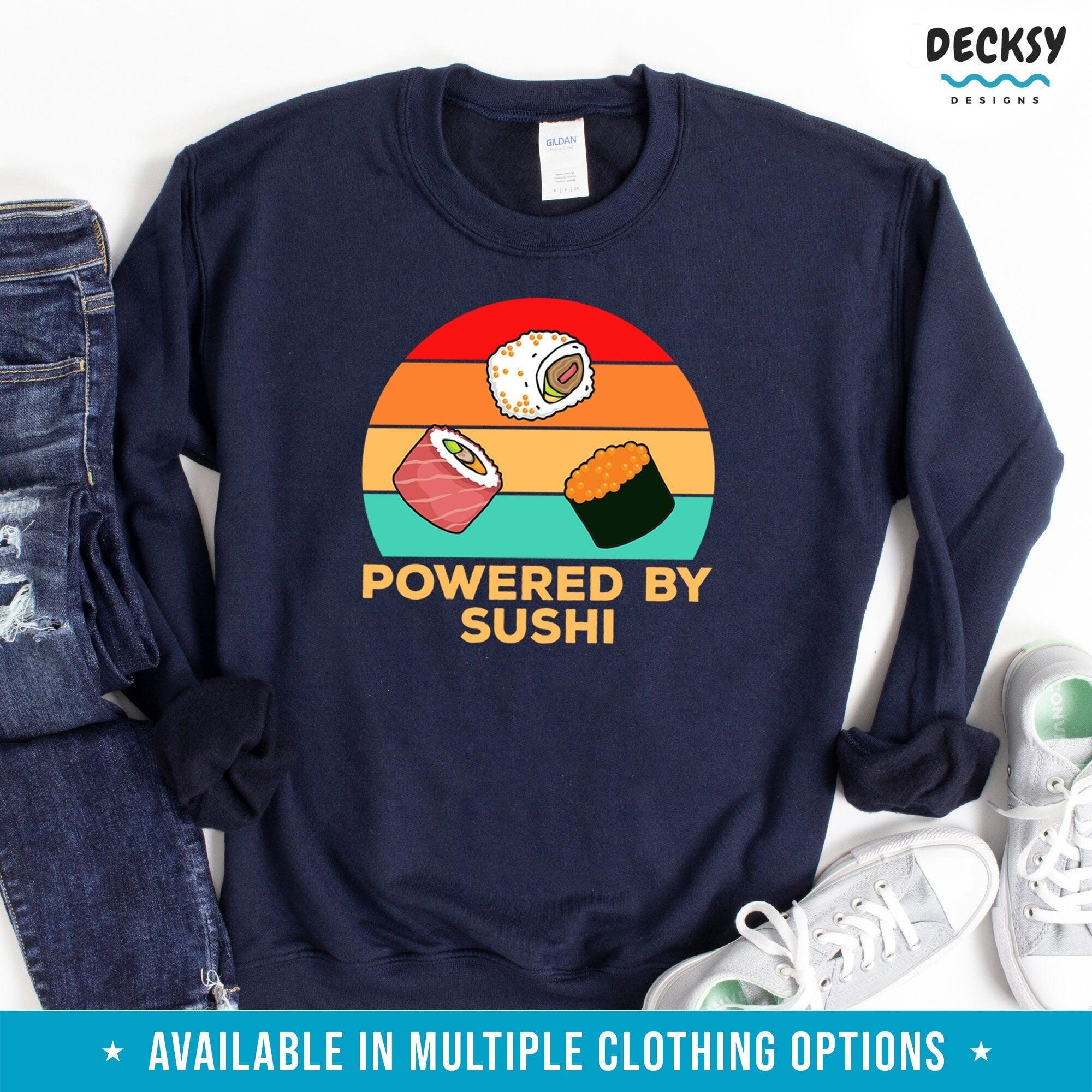 Sushi Shirt, Sushi Lover Gift-Clothing:Gender-Neutral Adult Clothing:Tops & Tees:T-shirts:Graphic Tees-DecksyDesigns