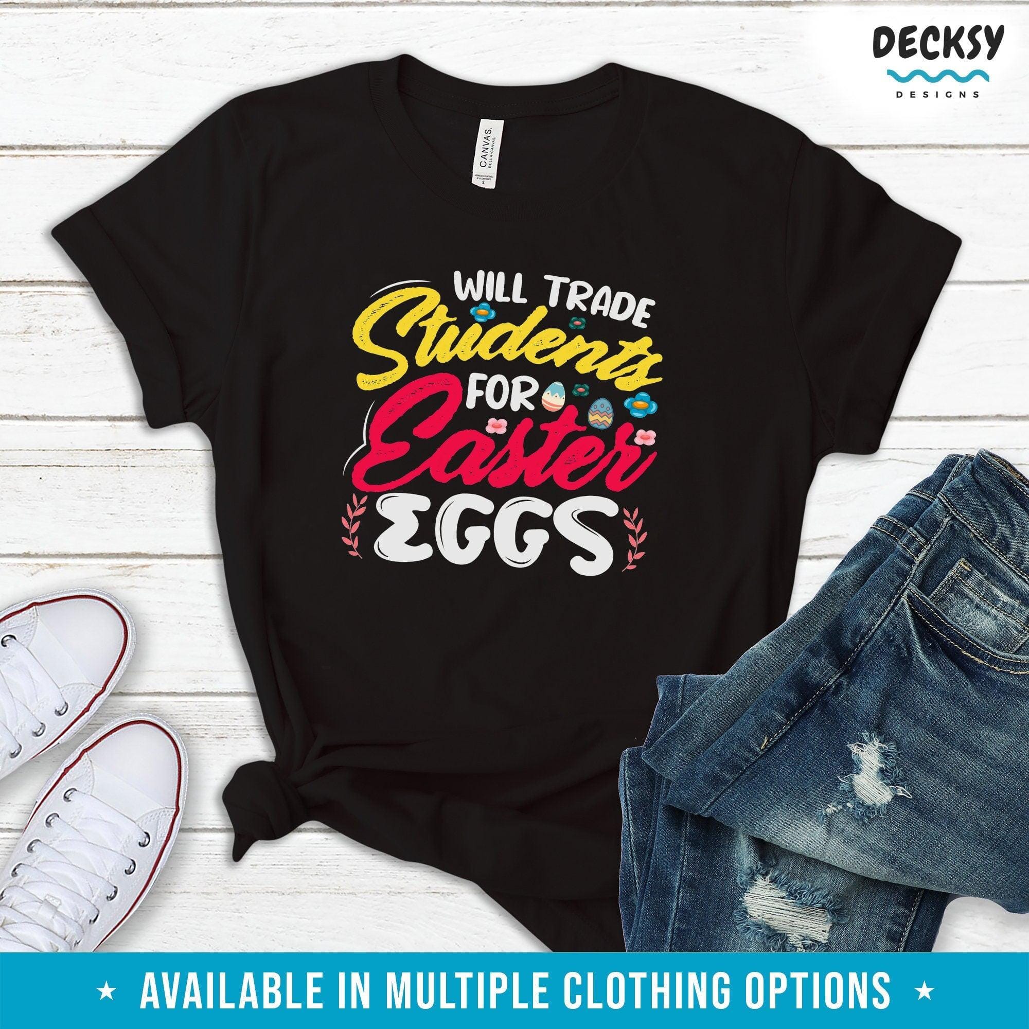 Teacher Easter Shirt, Funny Easter Gift-Clothing:Gender-Neutral Adult Clothing:Tops & Tees:T-shirts:Graphic Tees-DecksyDesigns