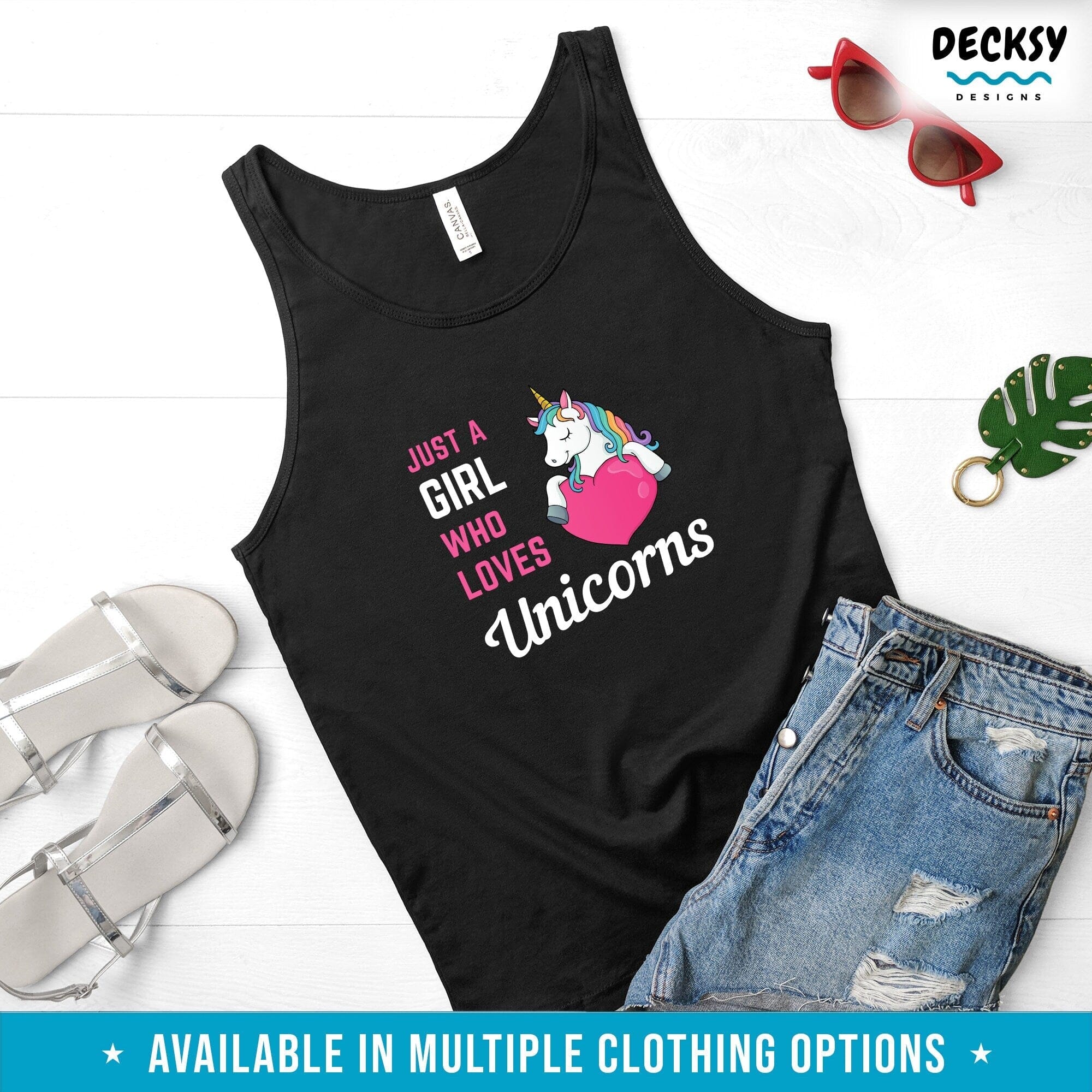 Unicorn Shirt Women, Unicorn Lover Gift-Clothing:Gender-Neutral Adult Clothing:Tops & Tees:T-shirts:Graphic Tees-DecksyDesigns